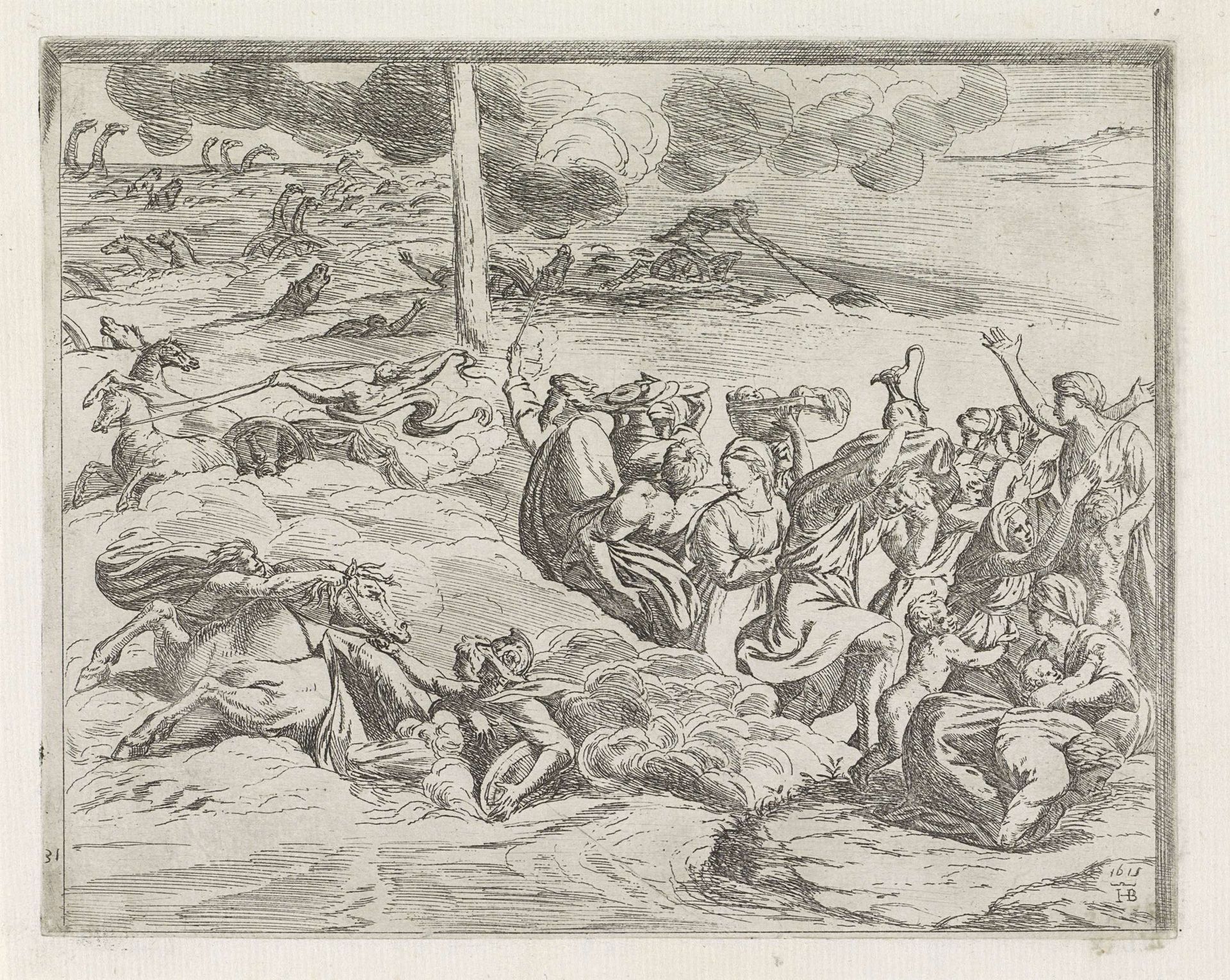 Doortocht door de Schelfzee by Orazio Borgianni