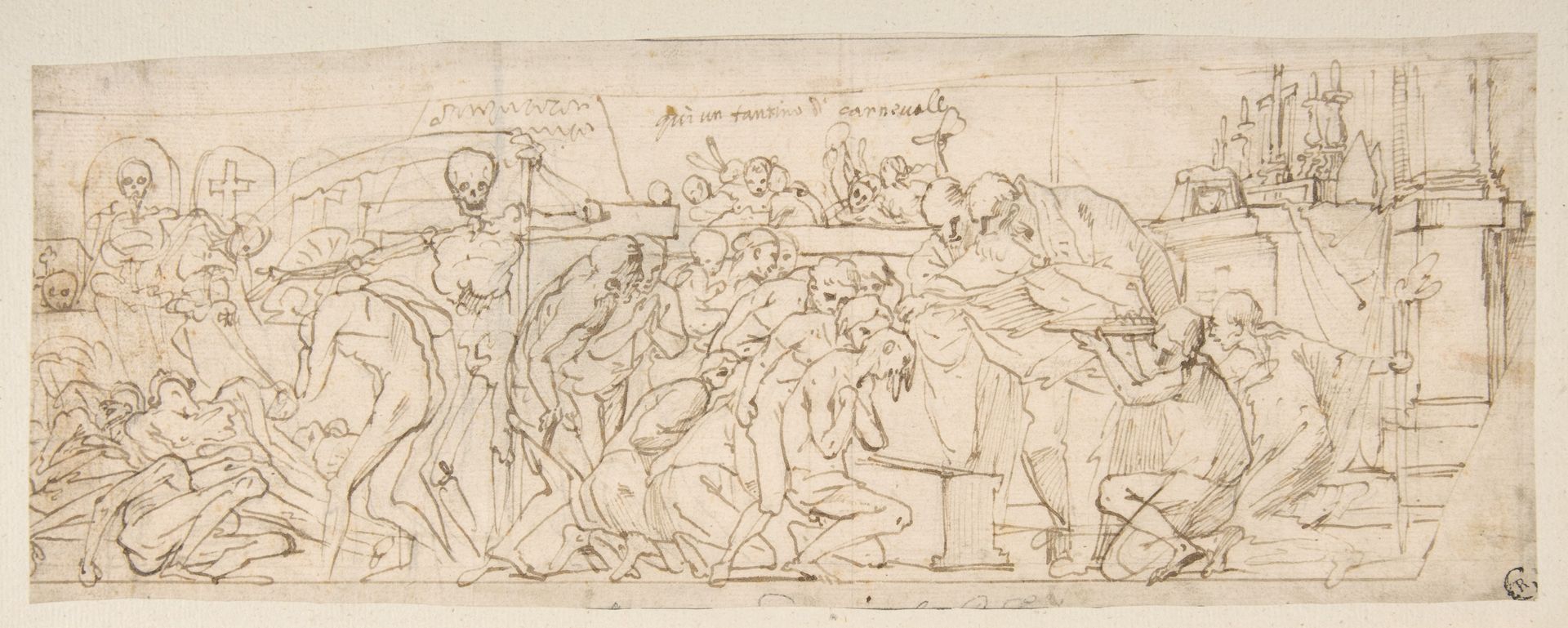 Allegory of Penance and Death by Pietro Testa