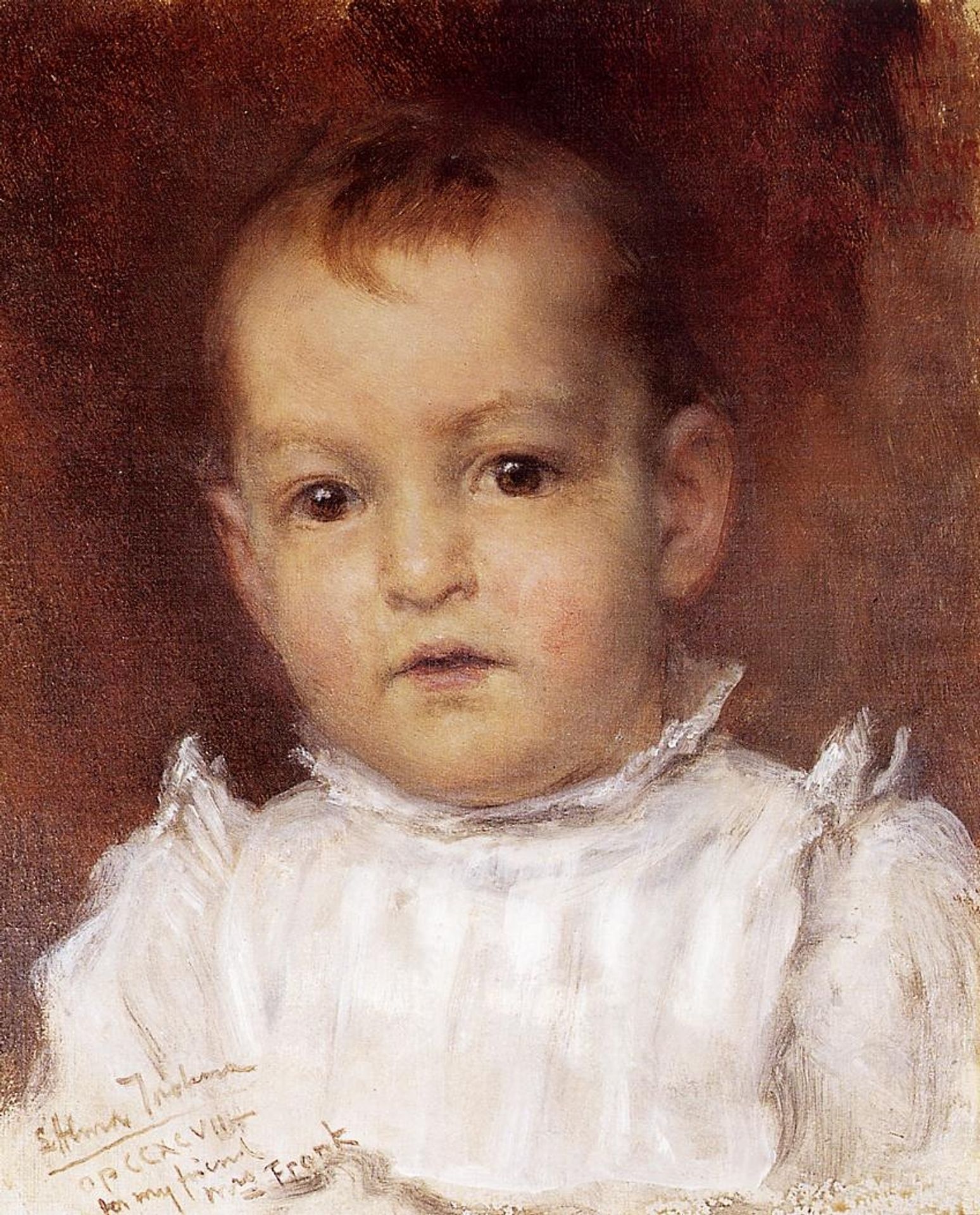 Master John Parsons Millet by Lawrence Alma-Tadema