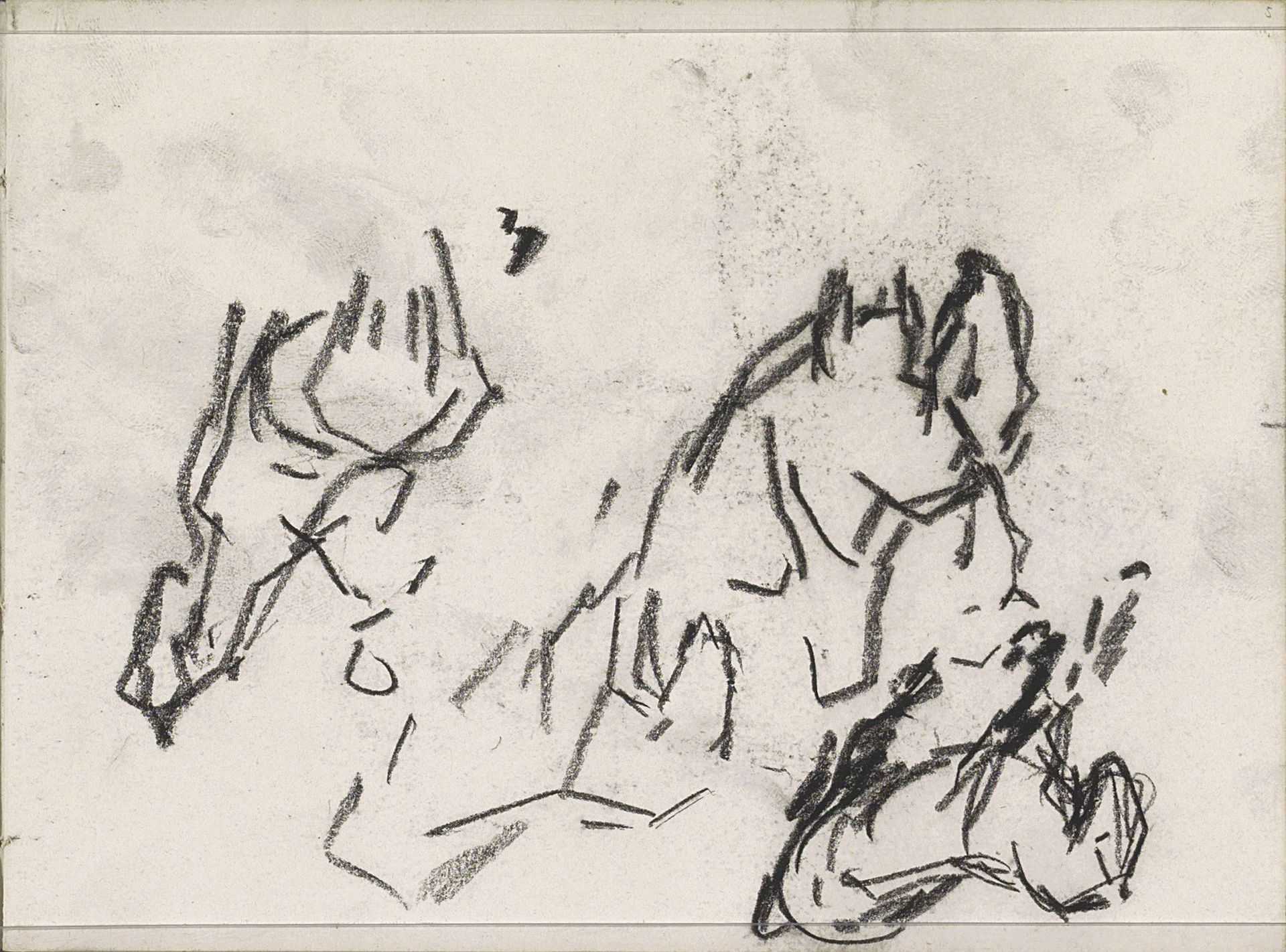 Paarden by Isaac Israels