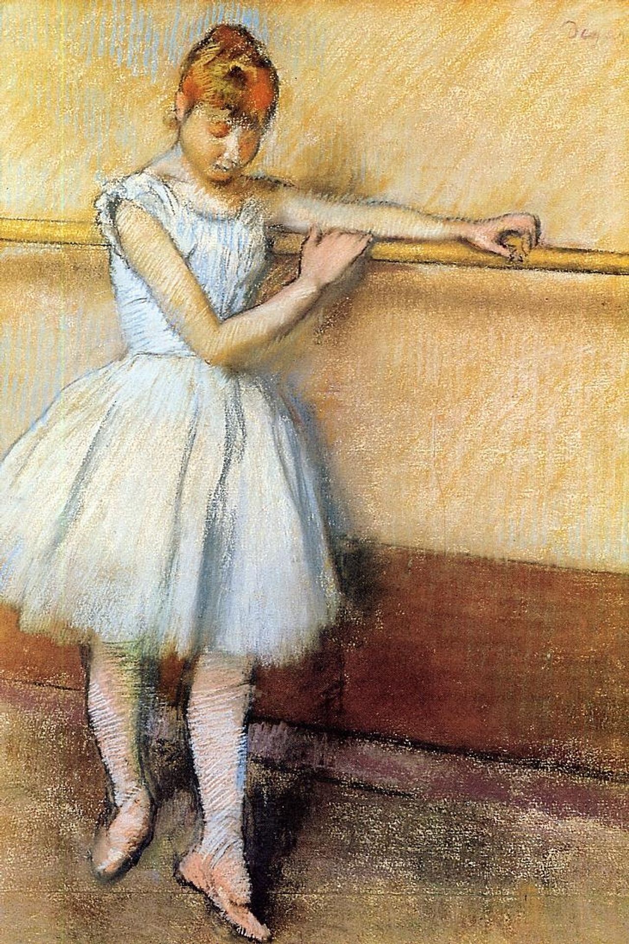 Dancer at the Barre by Edgar Degas