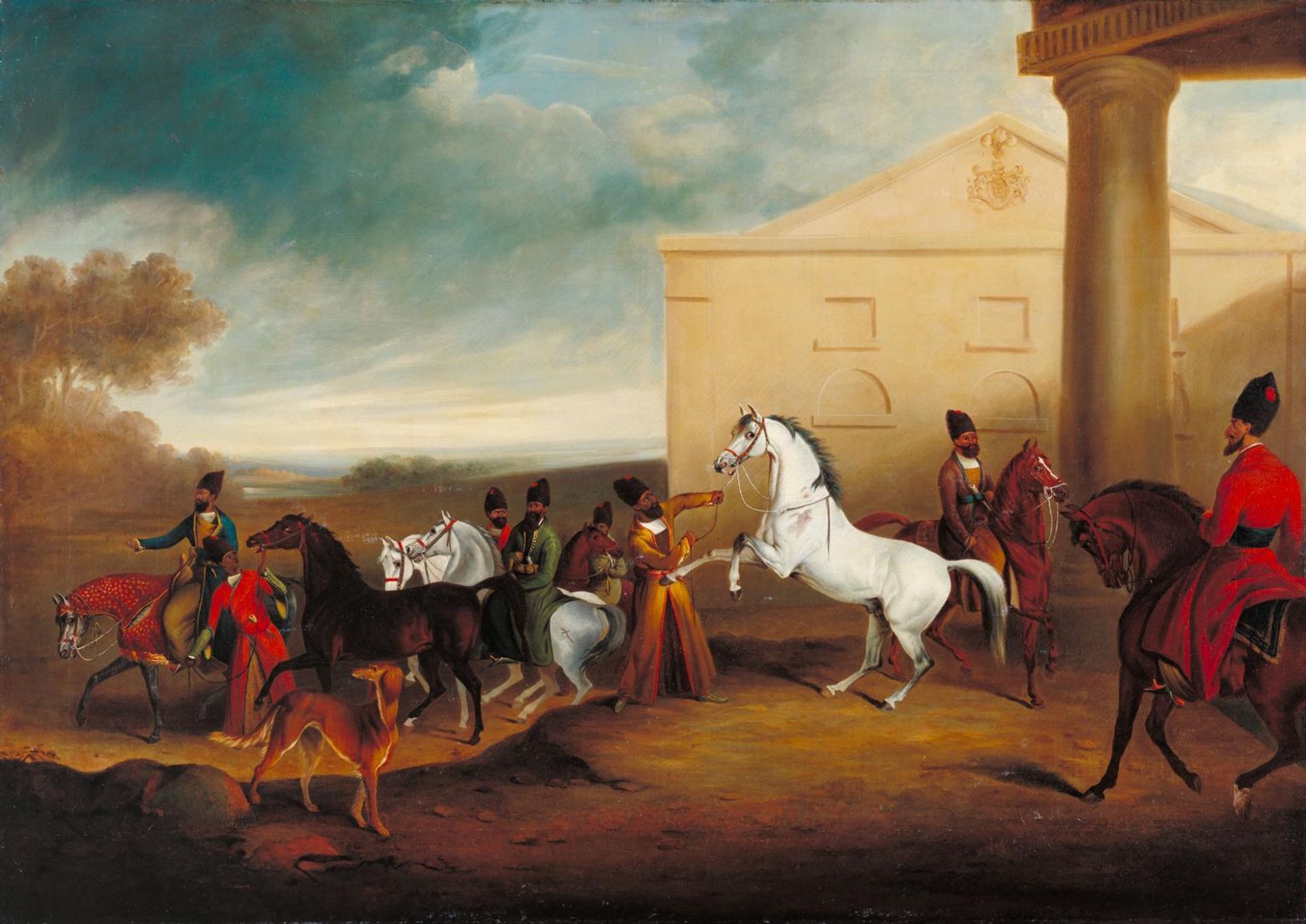 A Representation of the Persians in the Costume of their Country, Attending at Carlton Palace by Henry Bernard Chalon