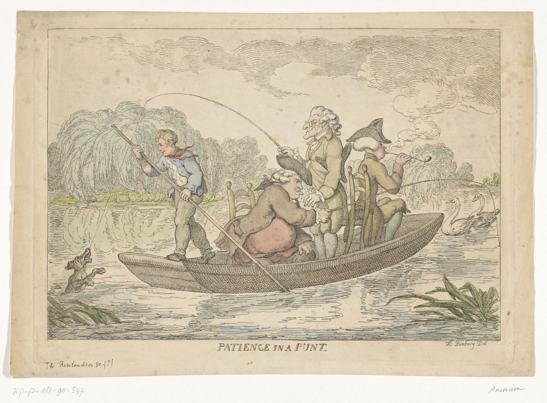 Vissers in een bootje by Anonymous