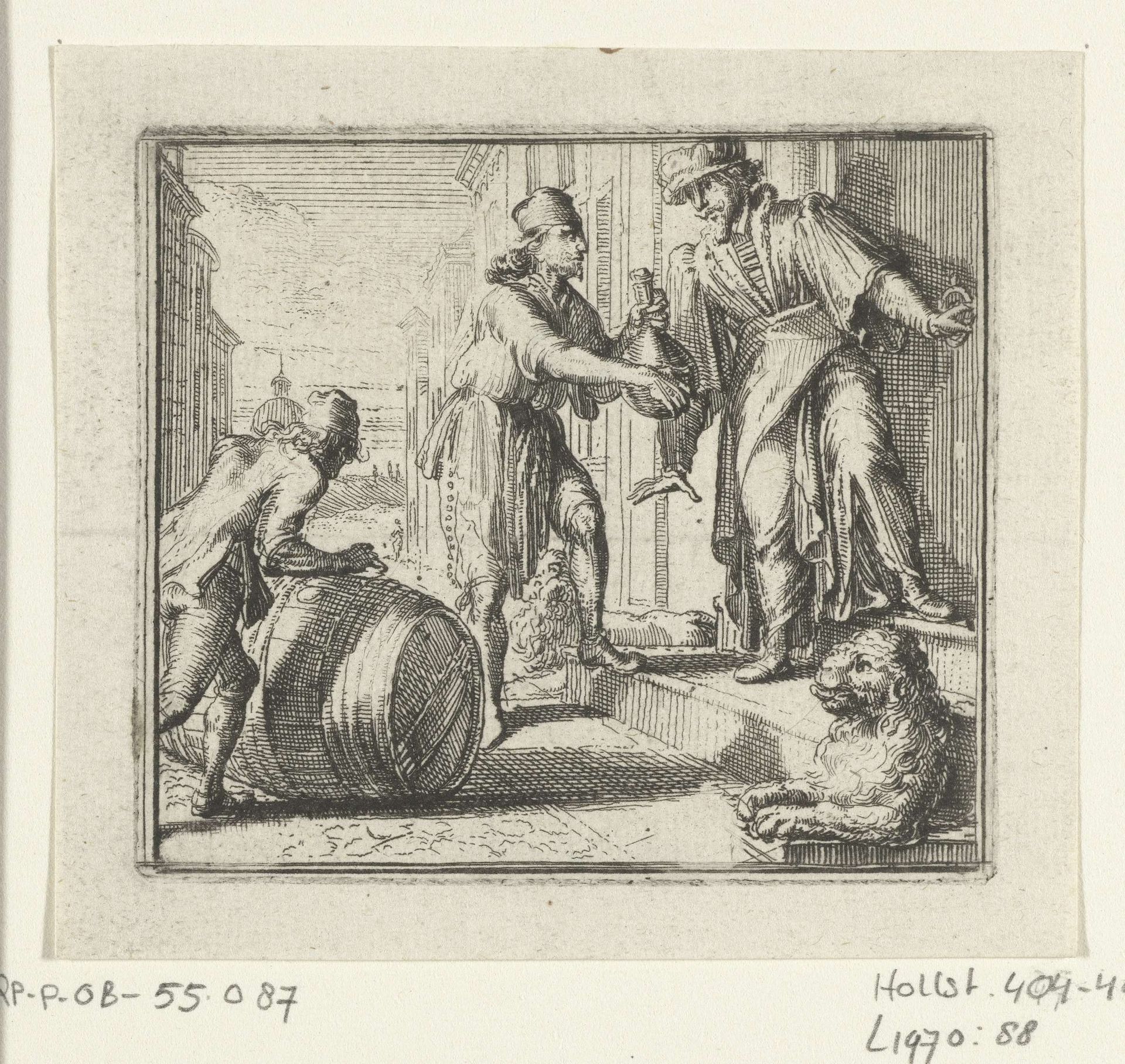 Illustratie voor de Decamerone van Boccaccio by Romeyn de Hooghe