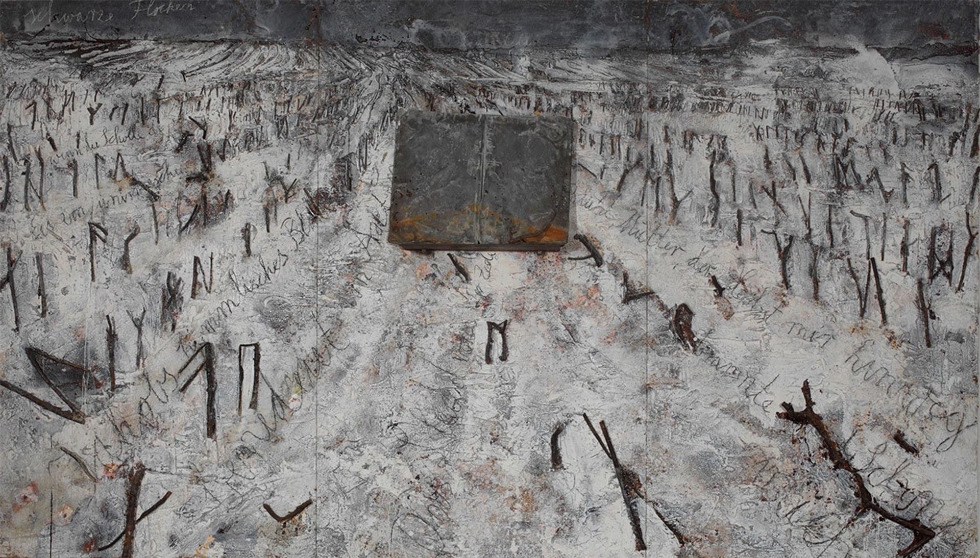 Black Flakes by Anselm Kiefer