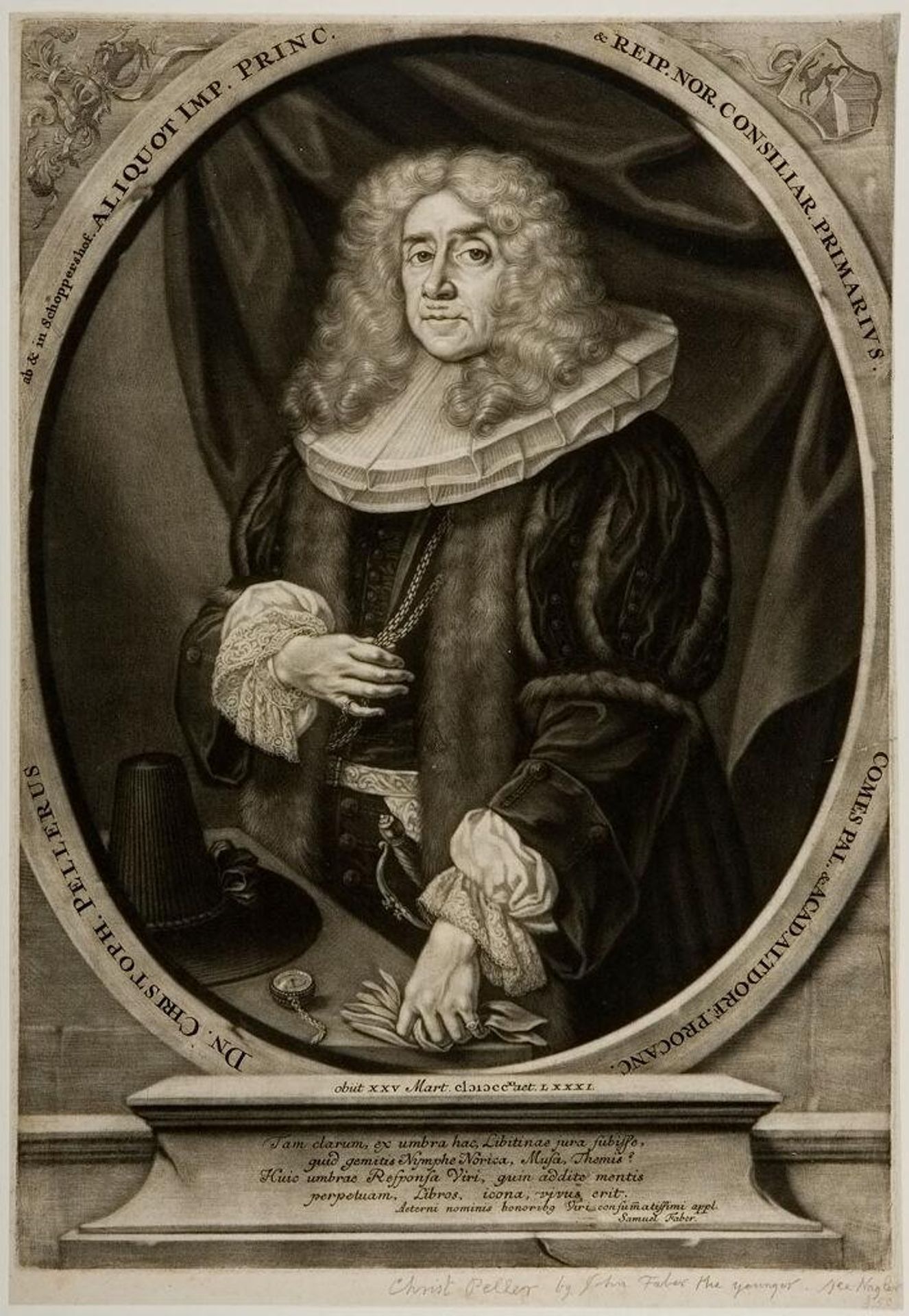 Peller, Christophe by Jan Faber the Younger