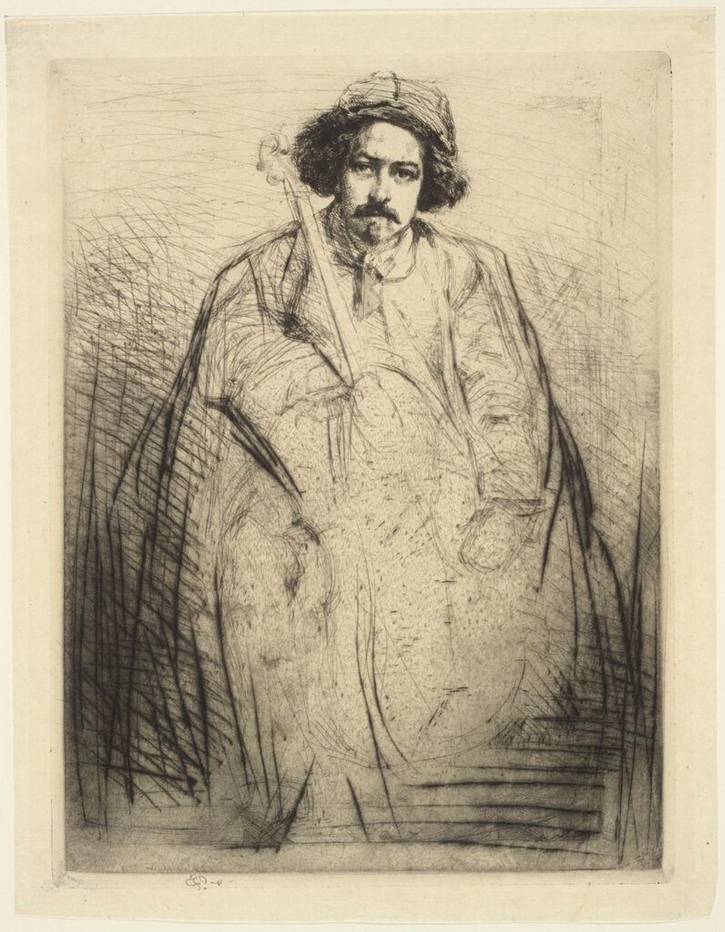 J. Becquet, Sculptor by James Abbott McNeill Whistler