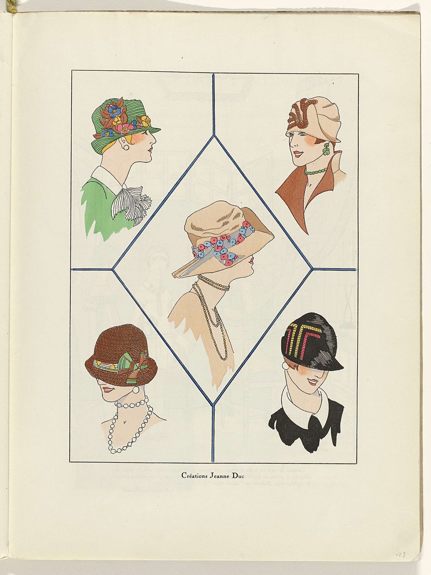 Art - Goût - Beauté, Feuillets de l' élégance féminine, Février 1926, No. 66, 6e Année, p. 23 by Anonymous