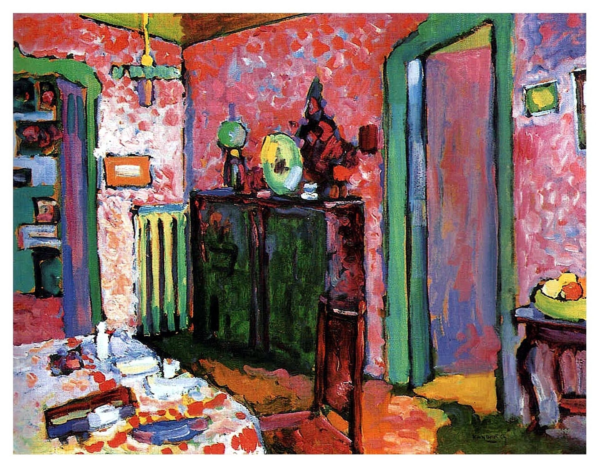 Interior (My dining room) by Wassily Kandinsky