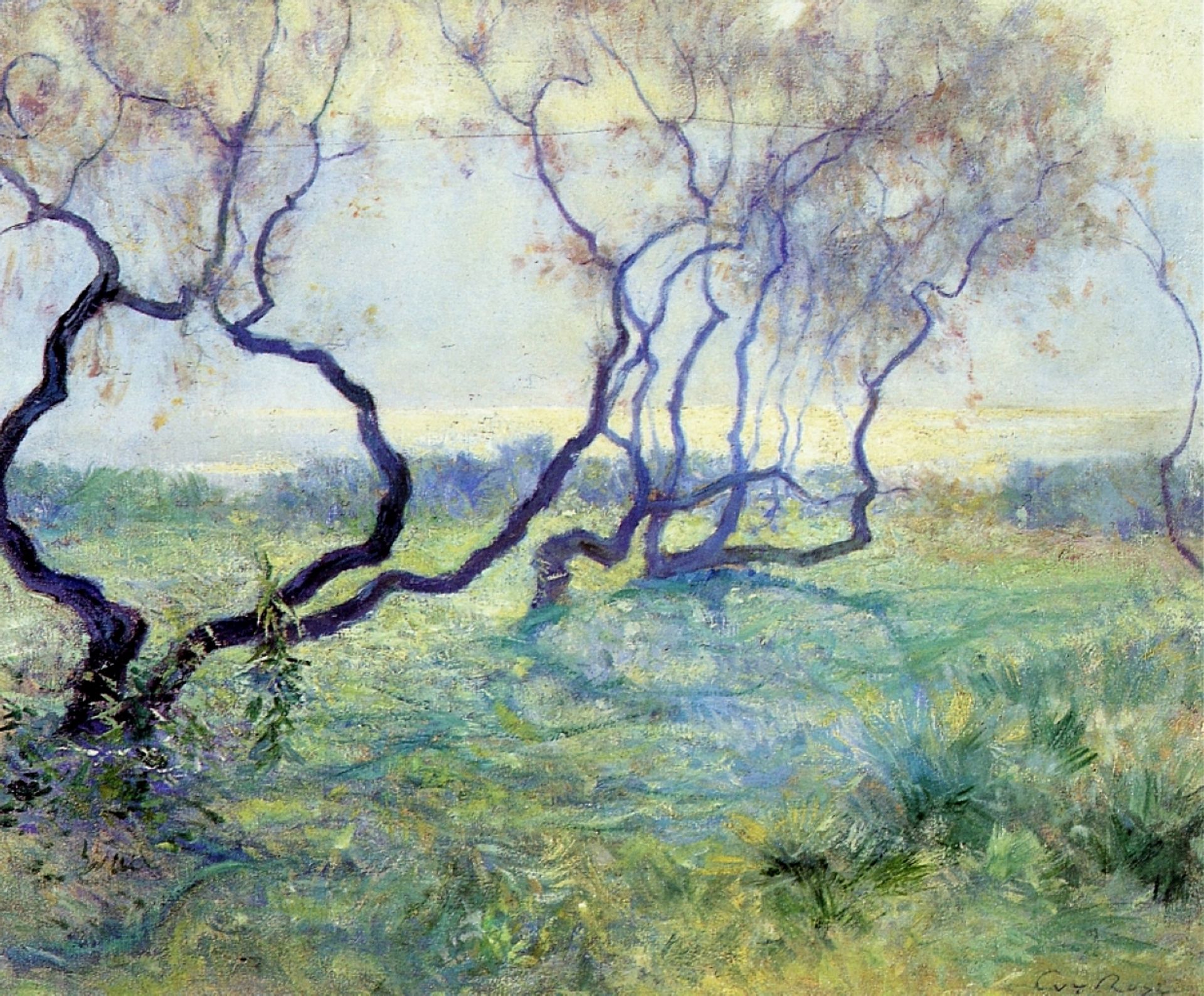 Tamarisk Trees in Early Sunlight by Rose O'Neill
