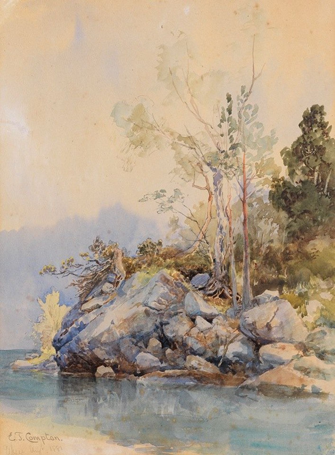 Eibsee by Edward Theodore Compton