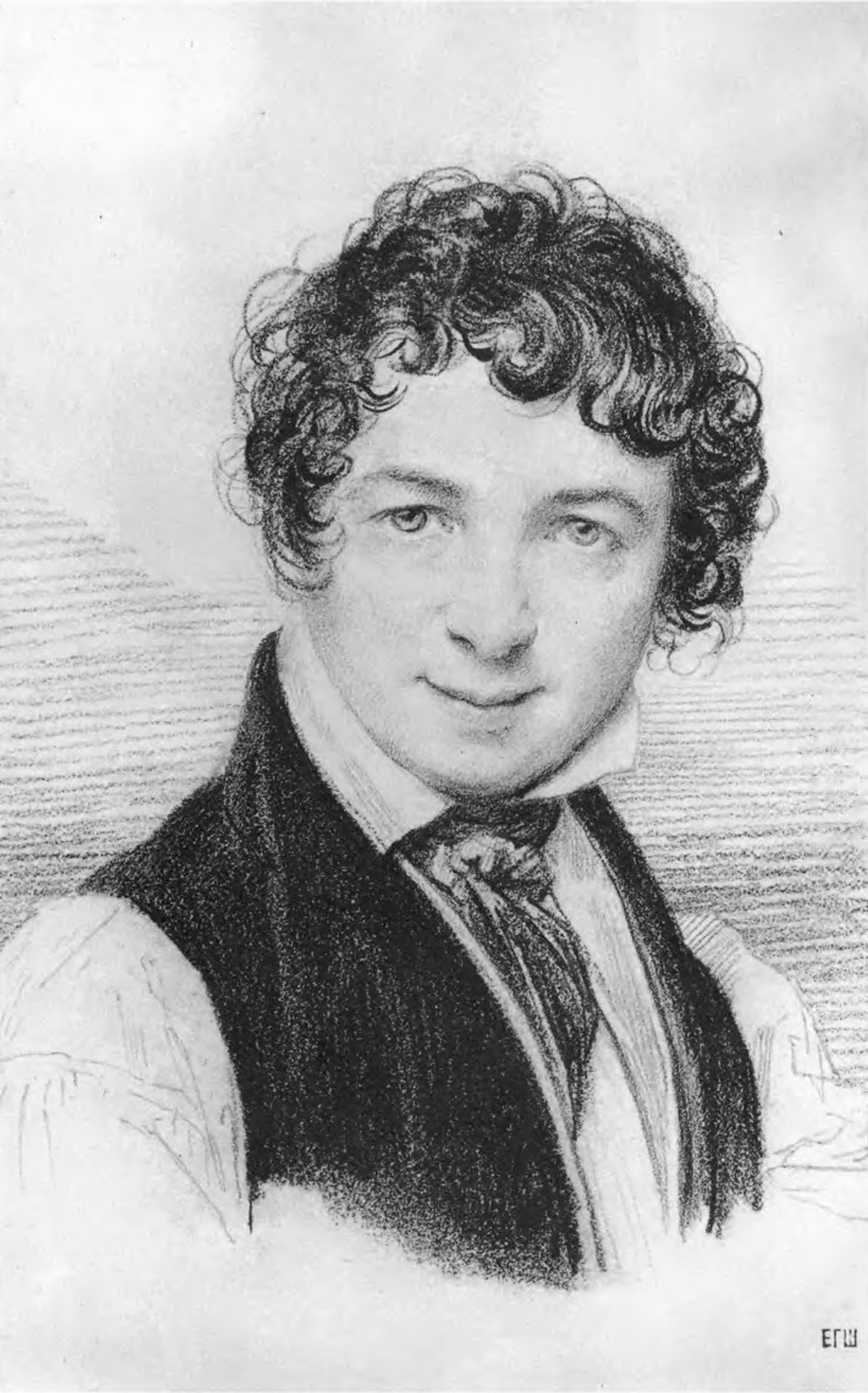 Self-portrait by Orest Kiprensky