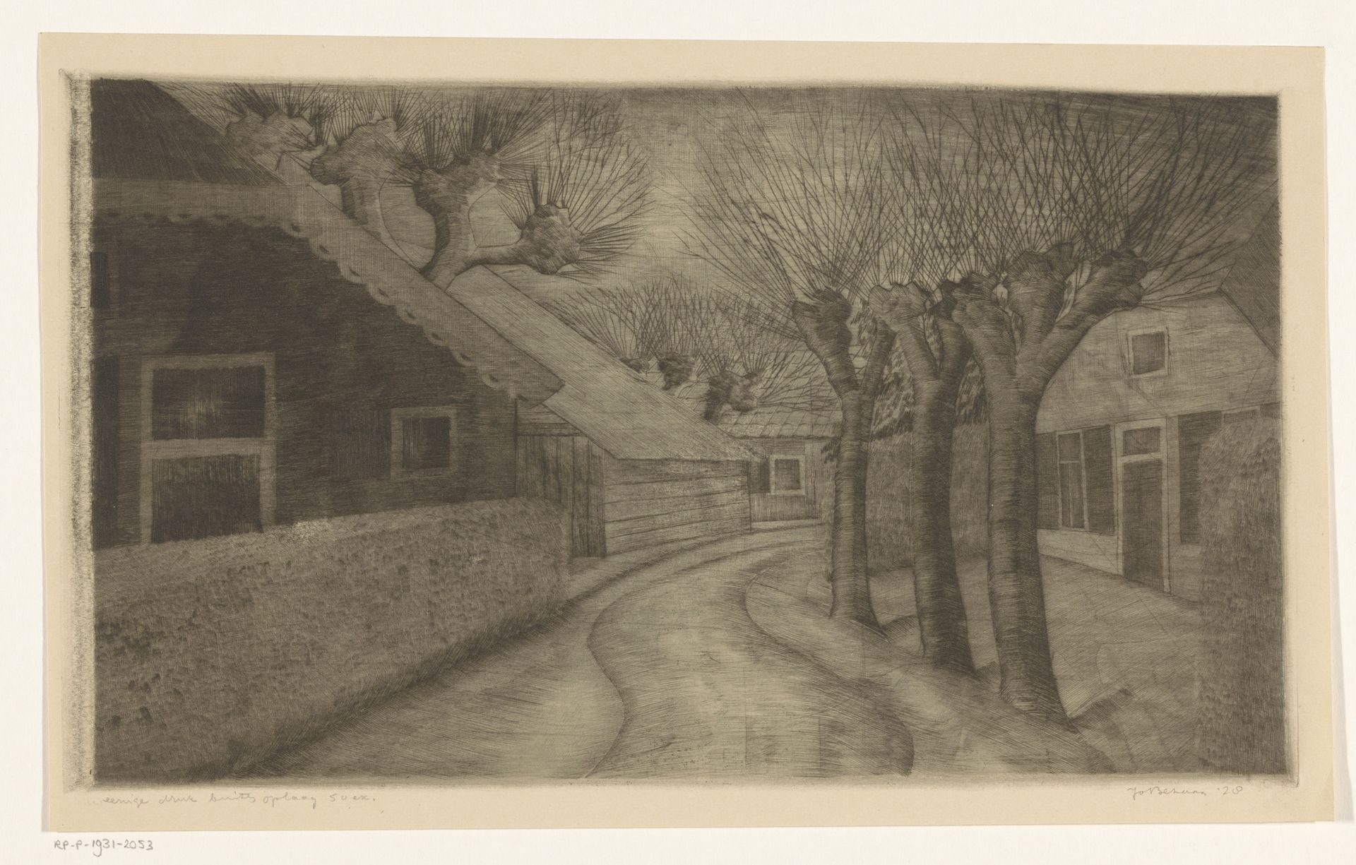 Dorpsweg by Jo Bezaan