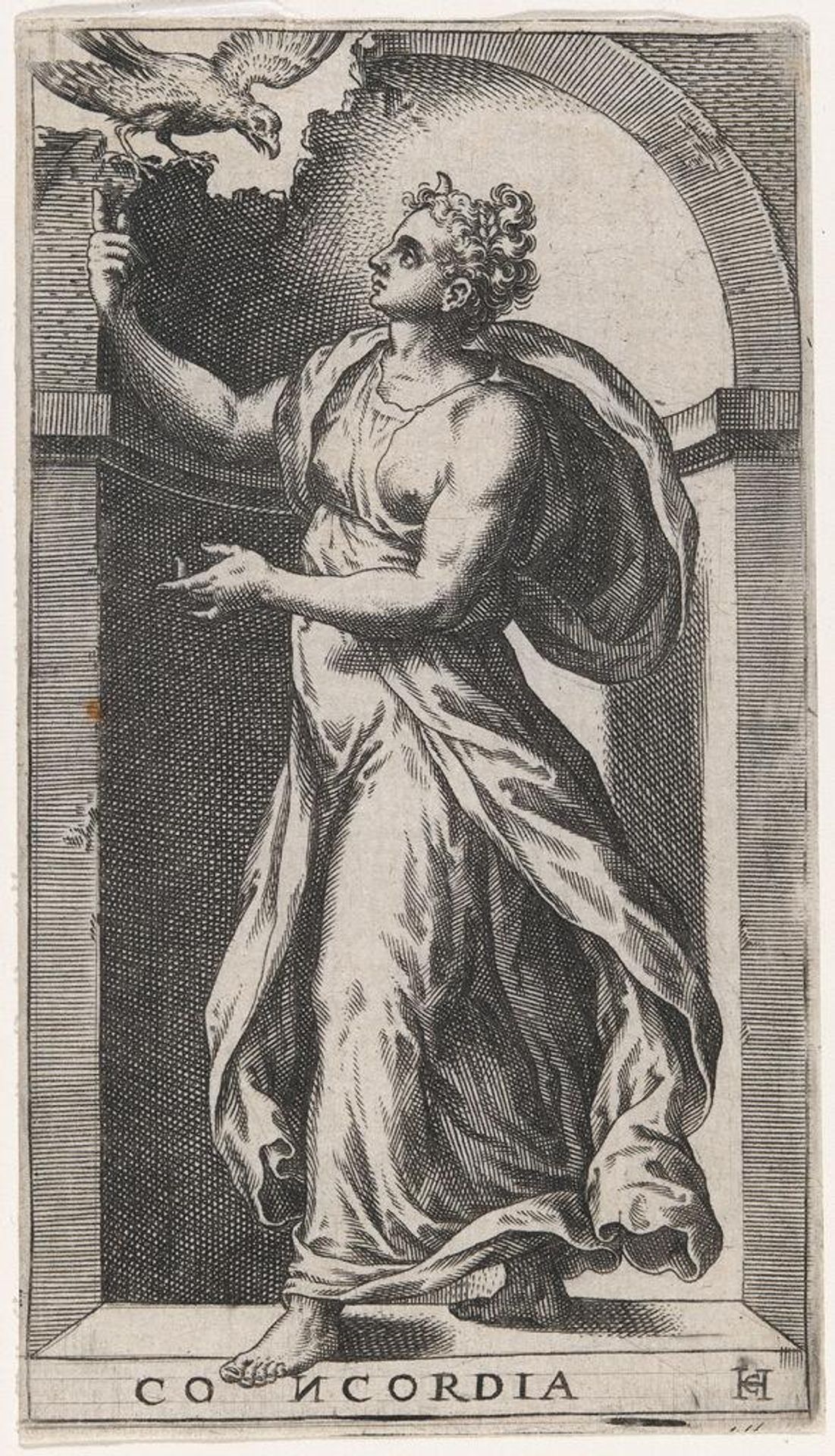Concordia by Hans Collaert the Elder