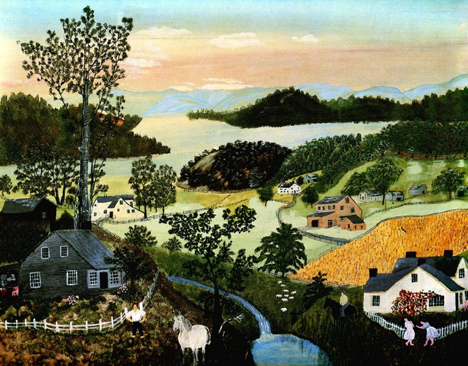 A Beautiful World by Grandma Moses