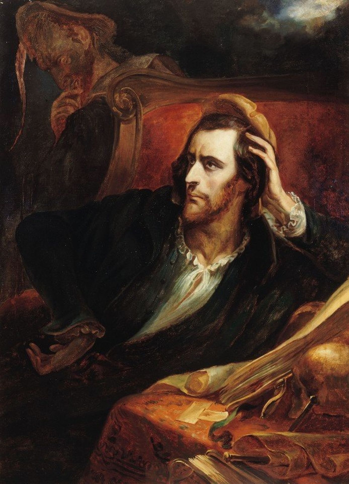 Faust in his cabinet by Ary Scheffer