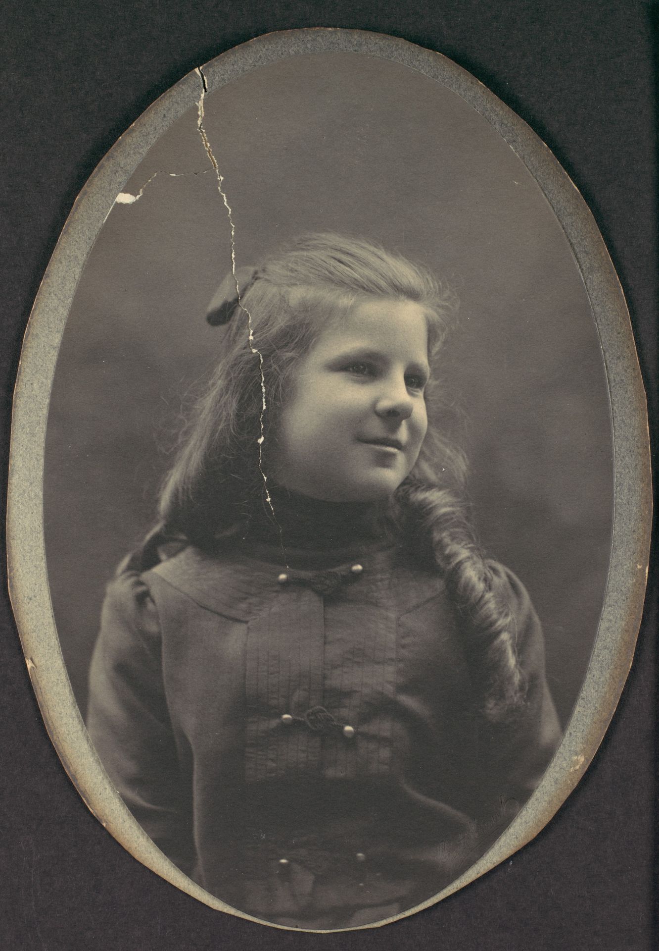 [Girl with Ringlets, Half Length] by Frederick Gutekunst