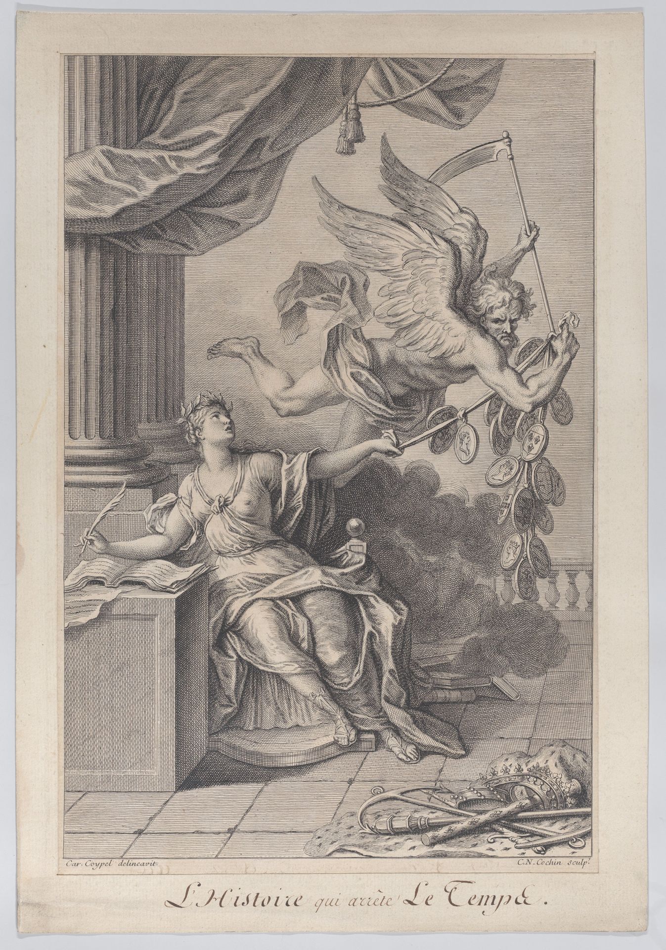 The Story that Stops Time (L'Histoire qui arrête le temps) by Charles Nicolas Cochin I