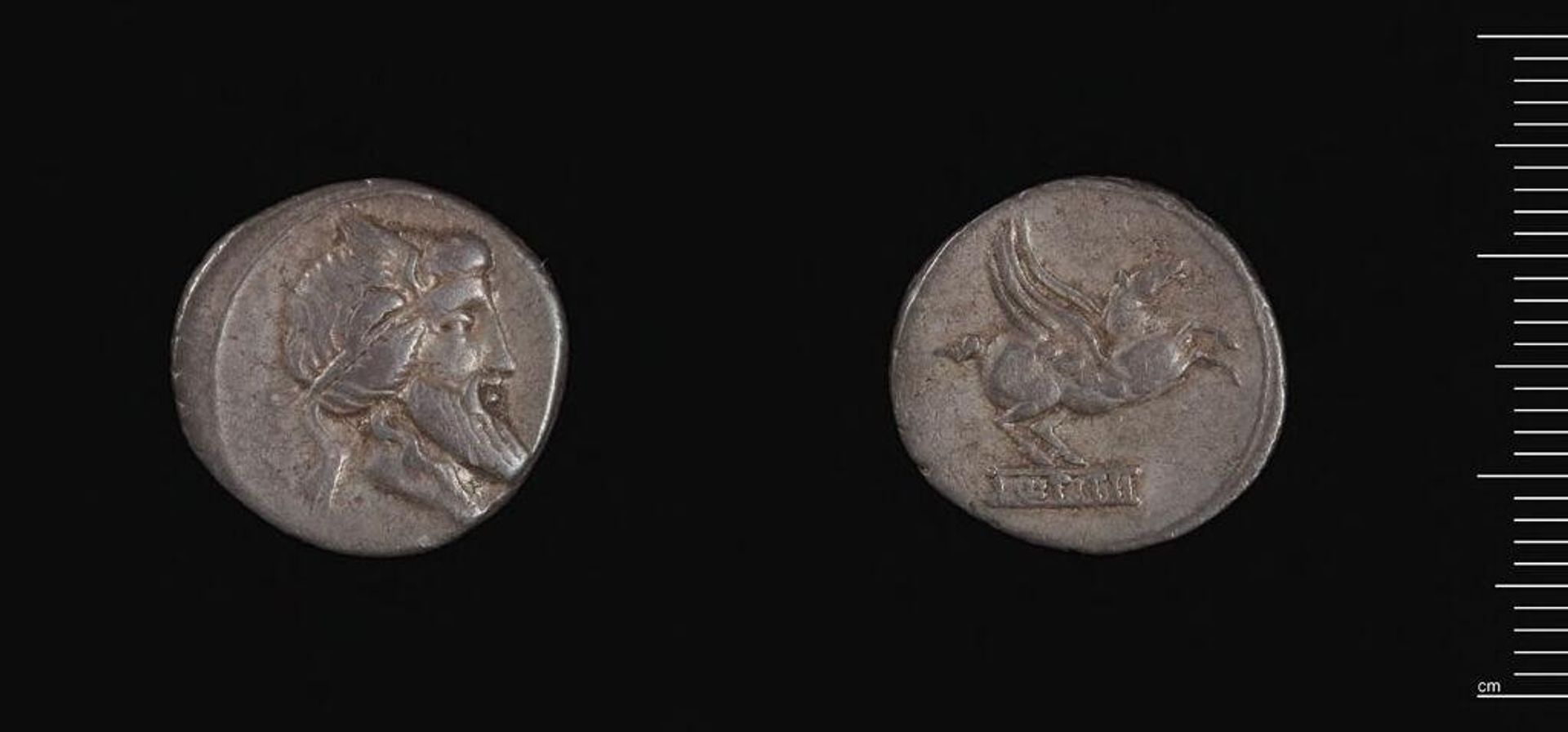 Denarius of Q. Titius Mutto, Rome by Moneyer: Q. Titius Mutto