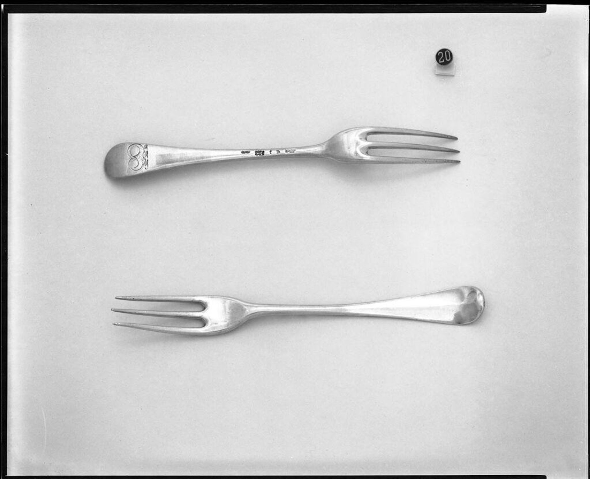 Eighteen Table Forks by Ebenezer Coker