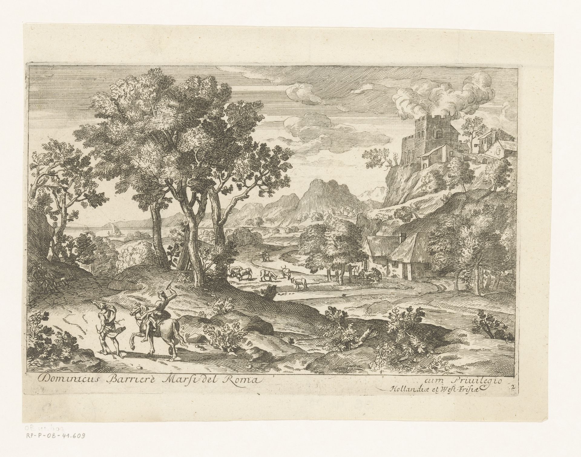 Landschap by Dominique Barrière
