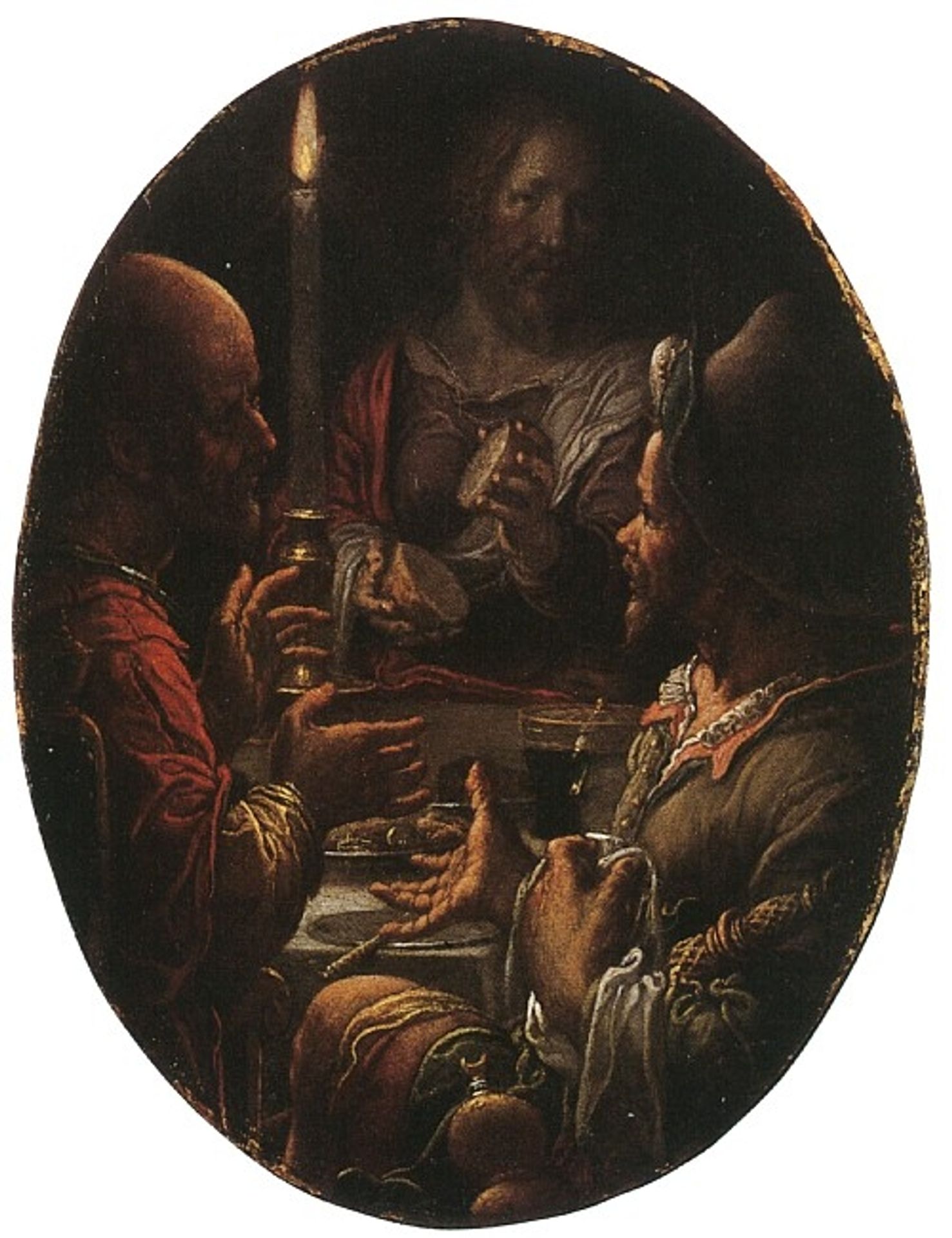 Supper at Emmaus by Joachim Wtewael