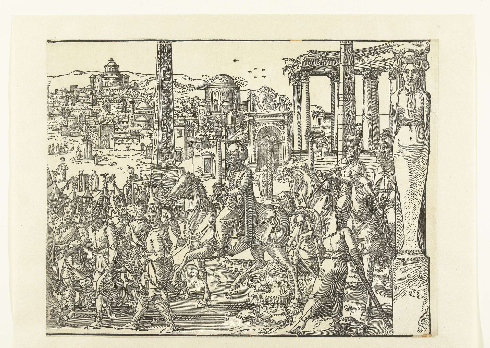 Optocht van Süleyman I by Pieter Coecke van Aelst