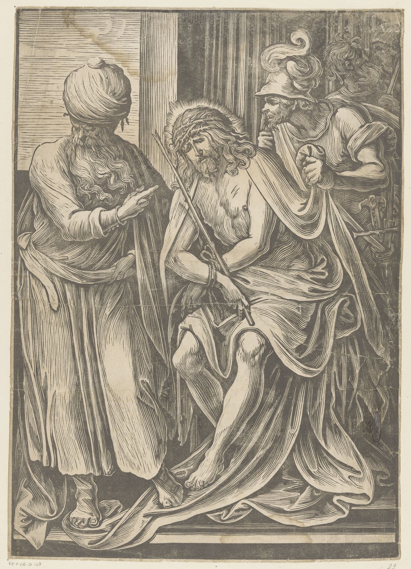 Christus aan het volk getoond by Giuseppe Scolari