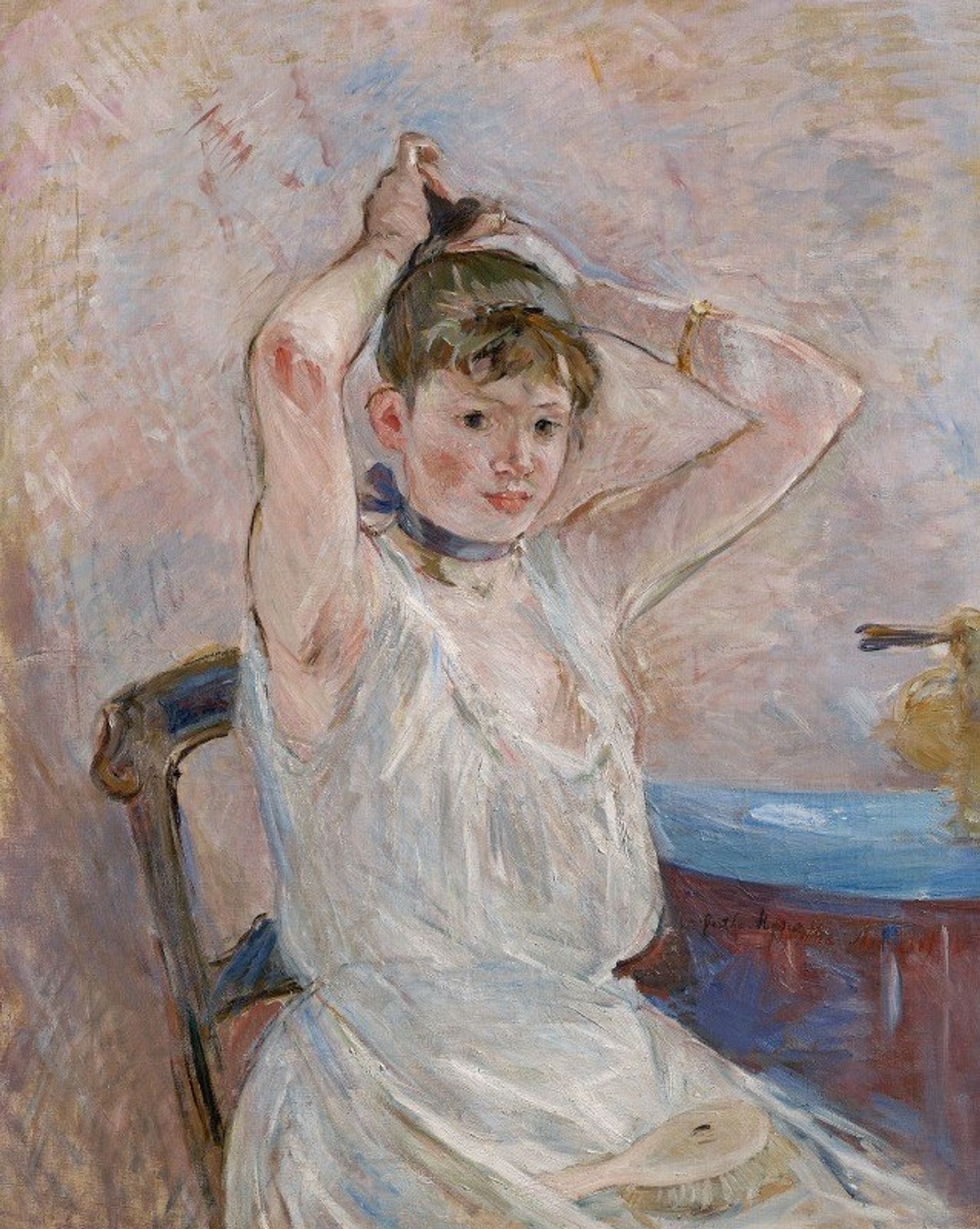 The Bath by Berthe Morisot