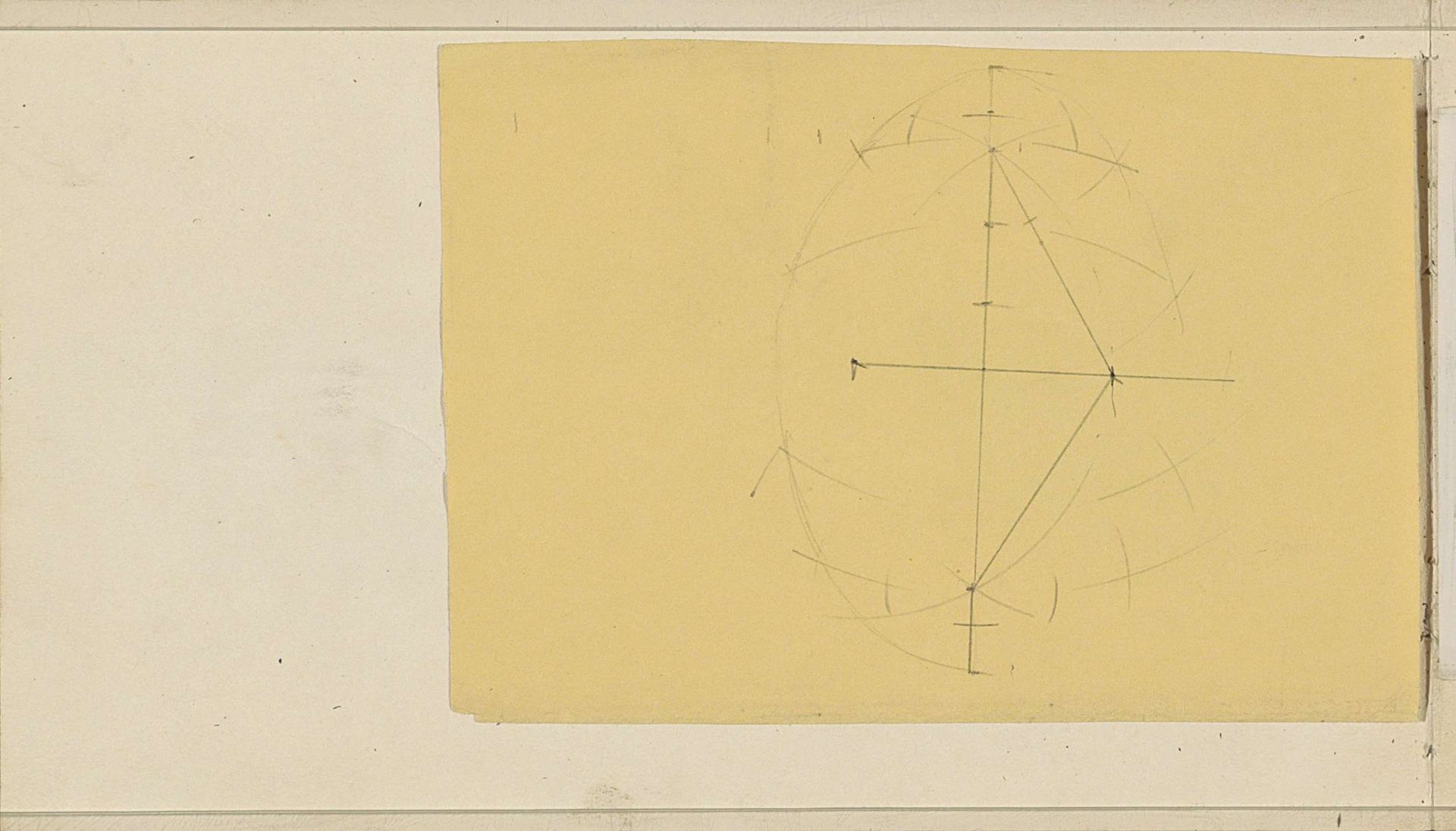 Compositie met geometrische lijnen by Julie de Graag