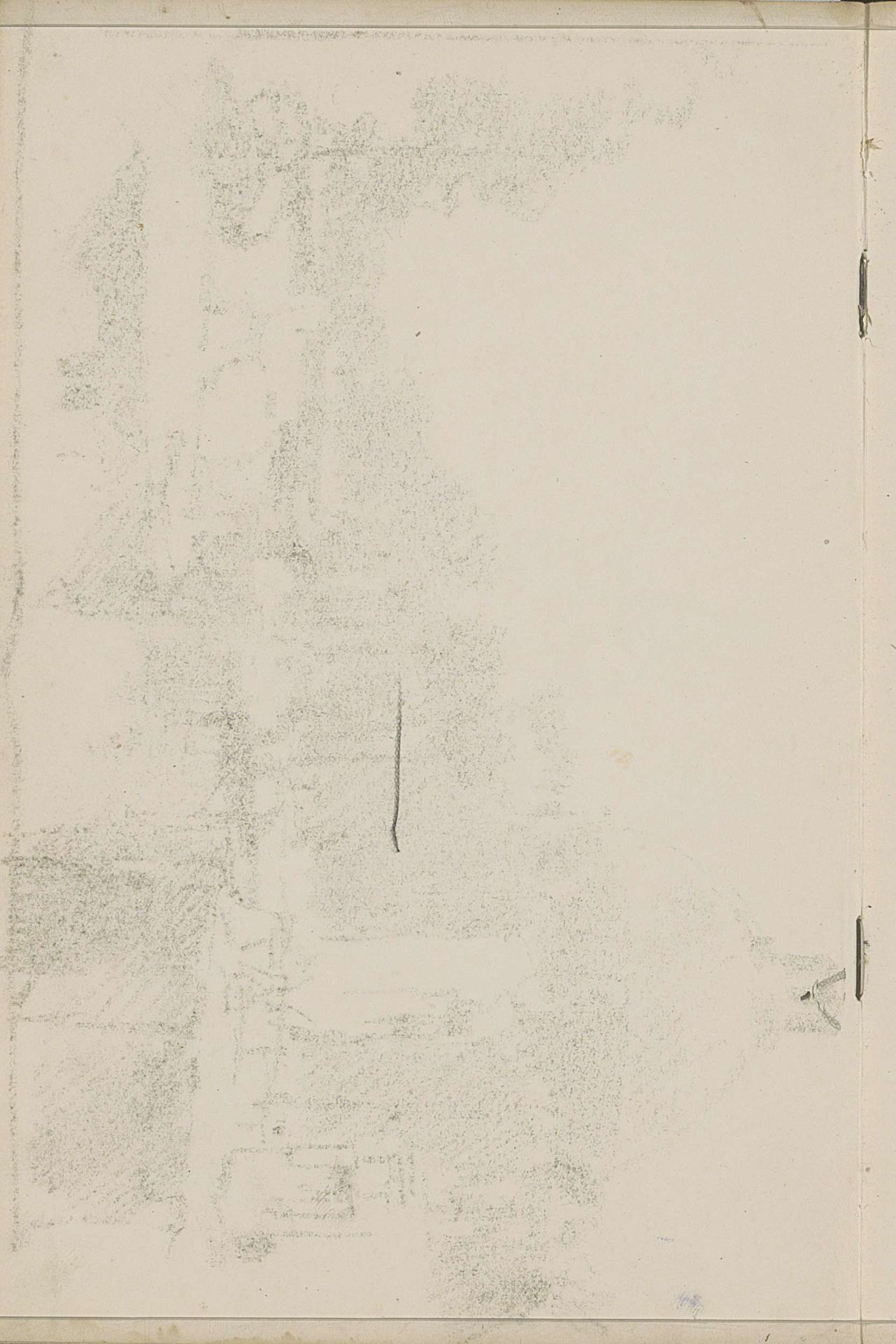 Abklatsch van een krijttekening by Cornelis Vreedenburgh
