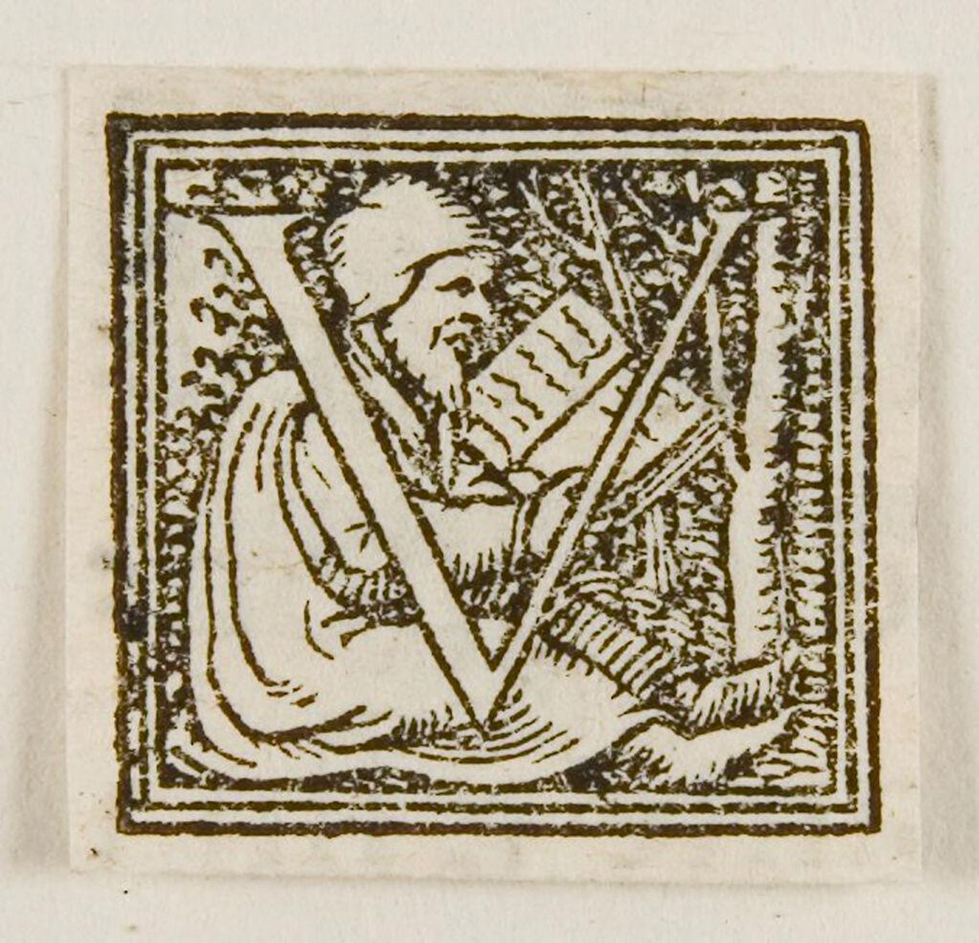 Letter V by Hans Holbein the Younger