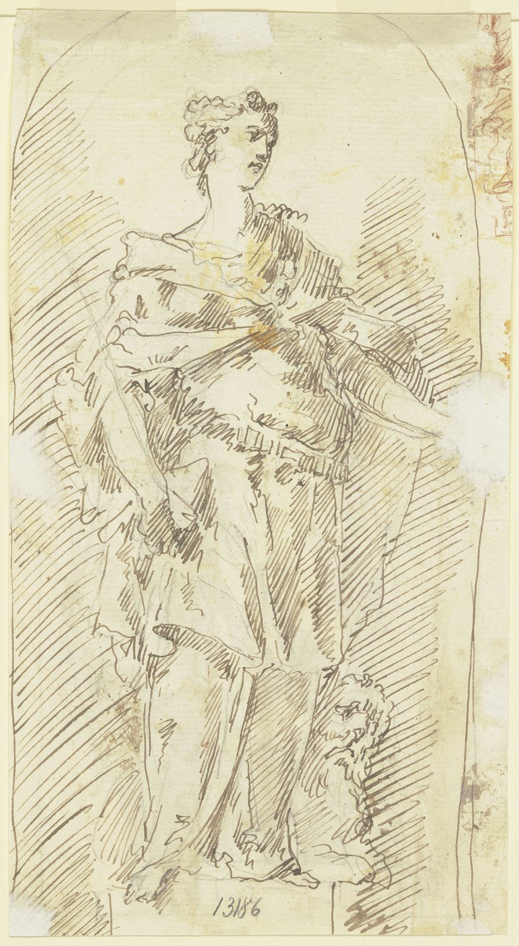Allegorische Frauenfigur (Venezia_) by Gaspare Diziani
