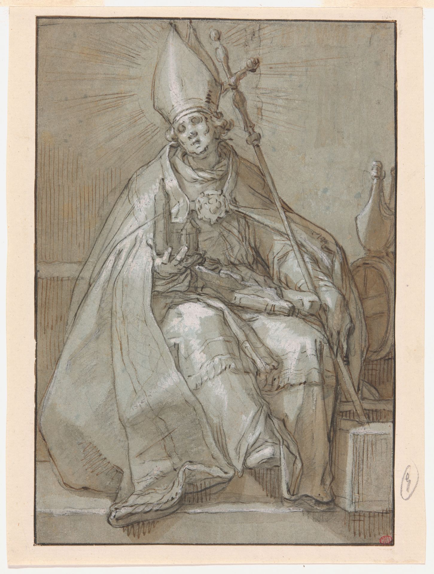 Saint Willibrord by Abraham Bloemaert