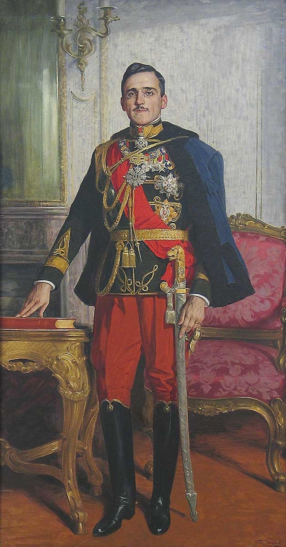 The Portrait of the King Alexander I by Paja Jovanovic