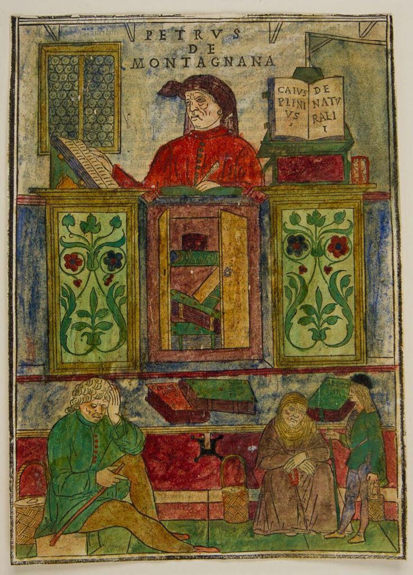 Petrus de Montagnana in his pulpit by Anonymous
