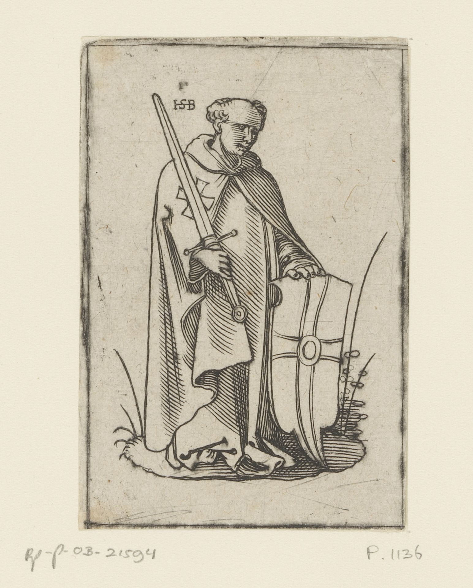 Monnik van de orde van Rhodos by Anonymous