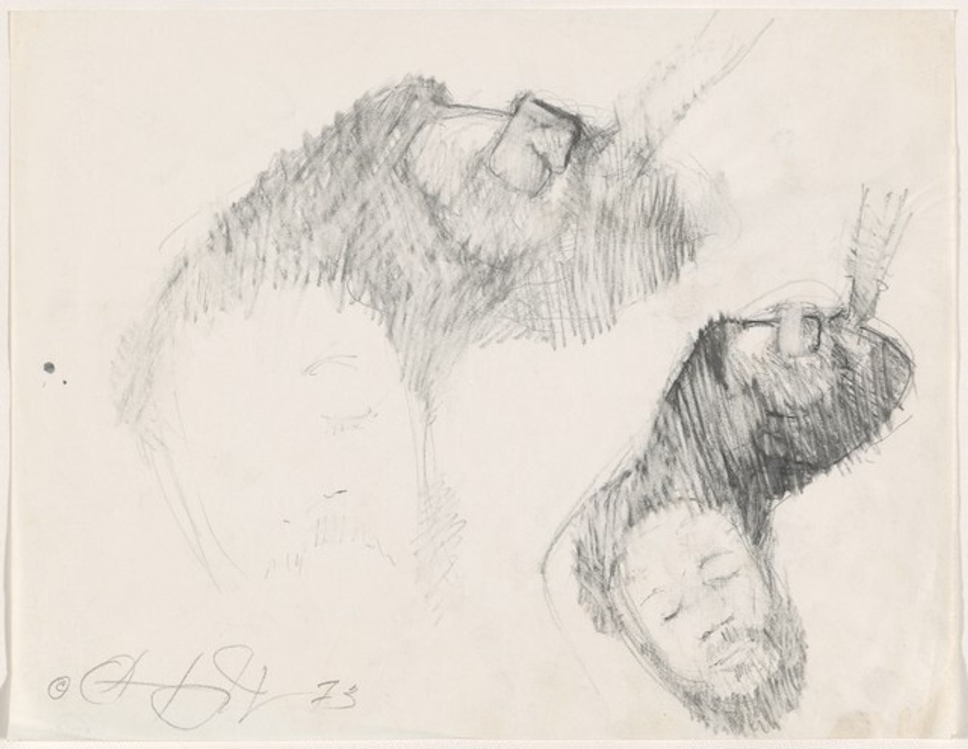 Study for Portrait of Julius Hemphill I by Oliver Lee Jackson