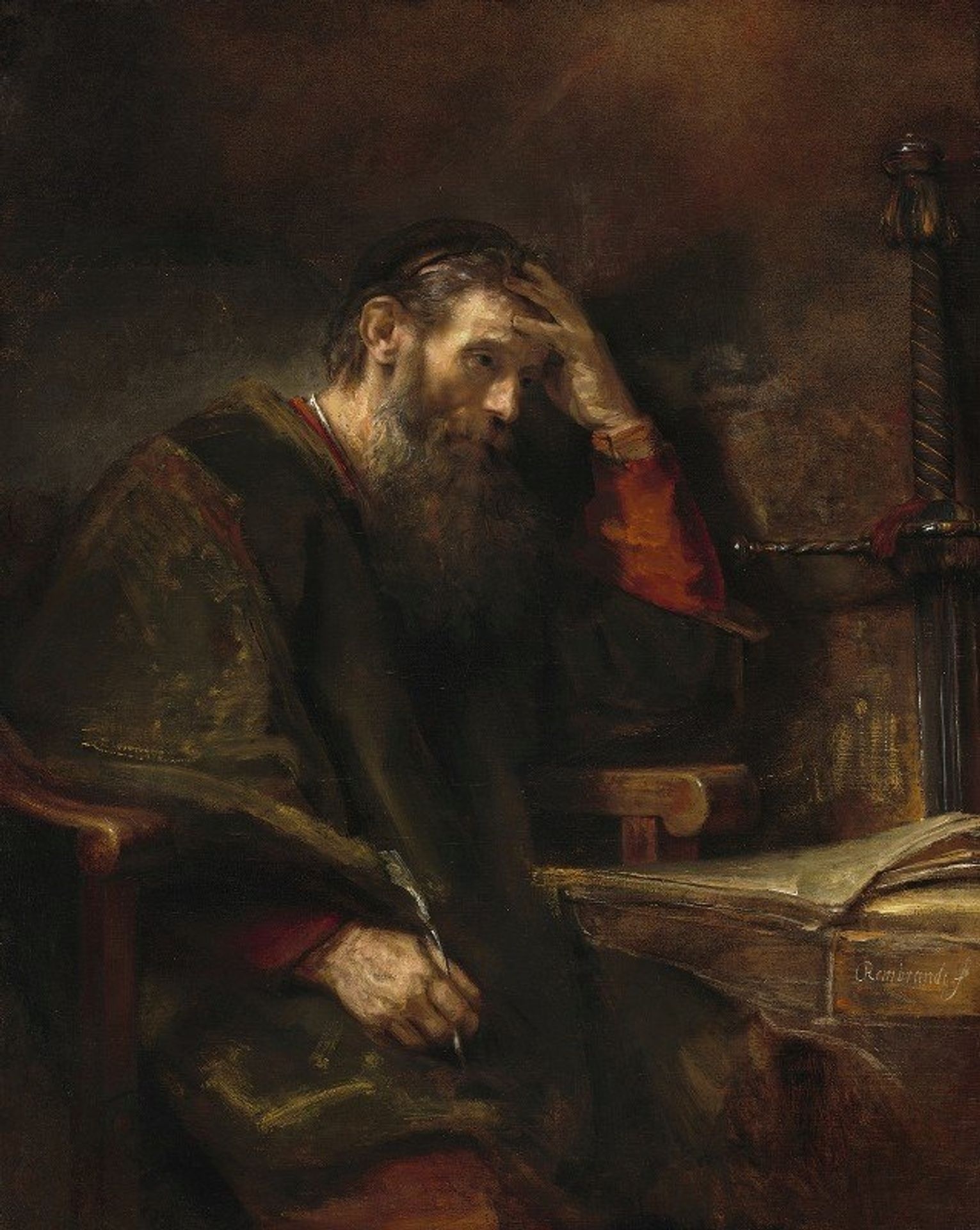 The Apostle Paul by Rembrandt van Rijn