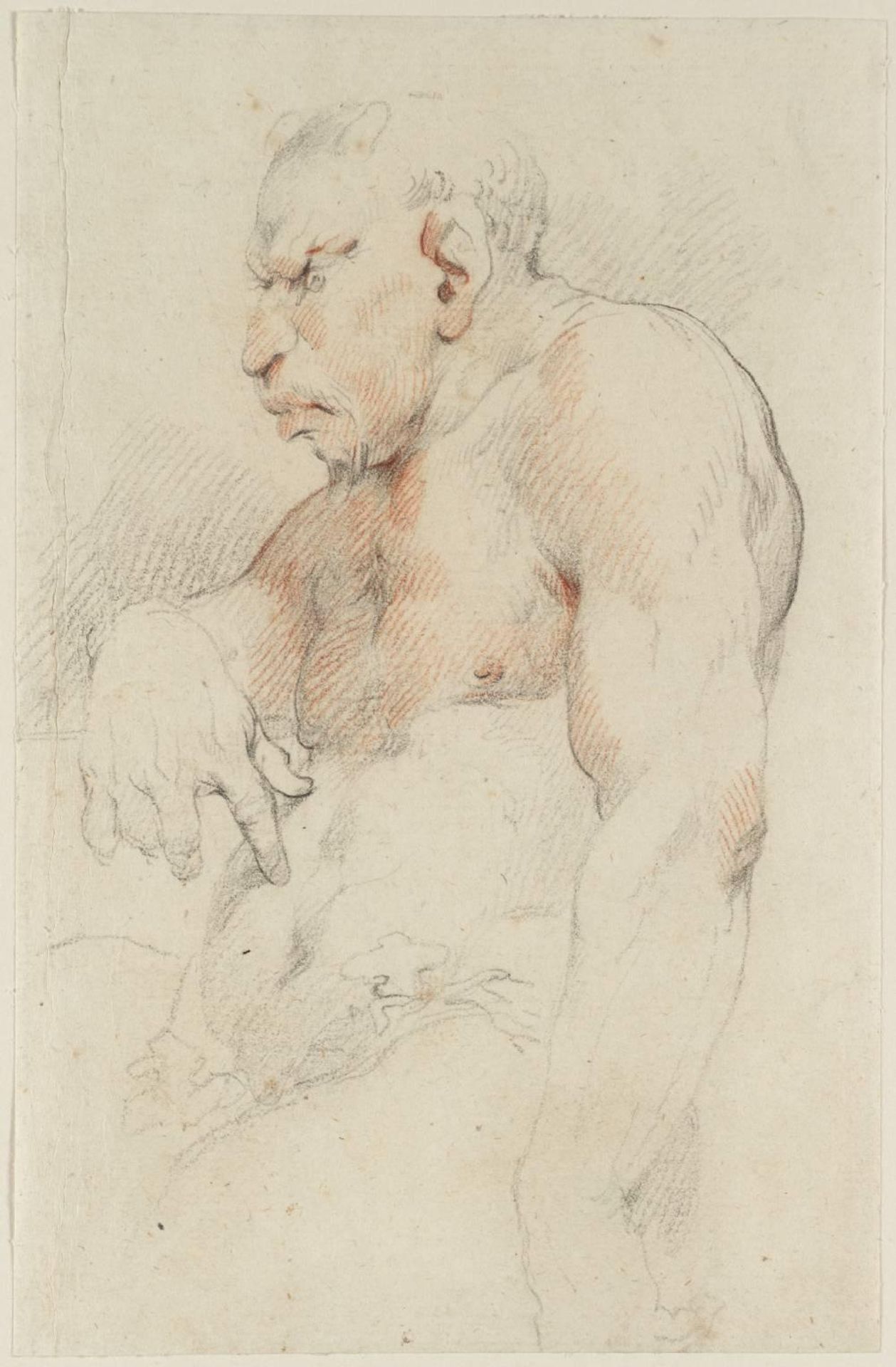 Monstrous Male Figure, Caliban? by John Hamilton Mortimer