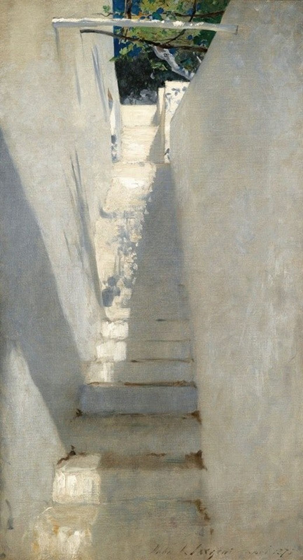 Staircase In Capri by John Singer Sargent