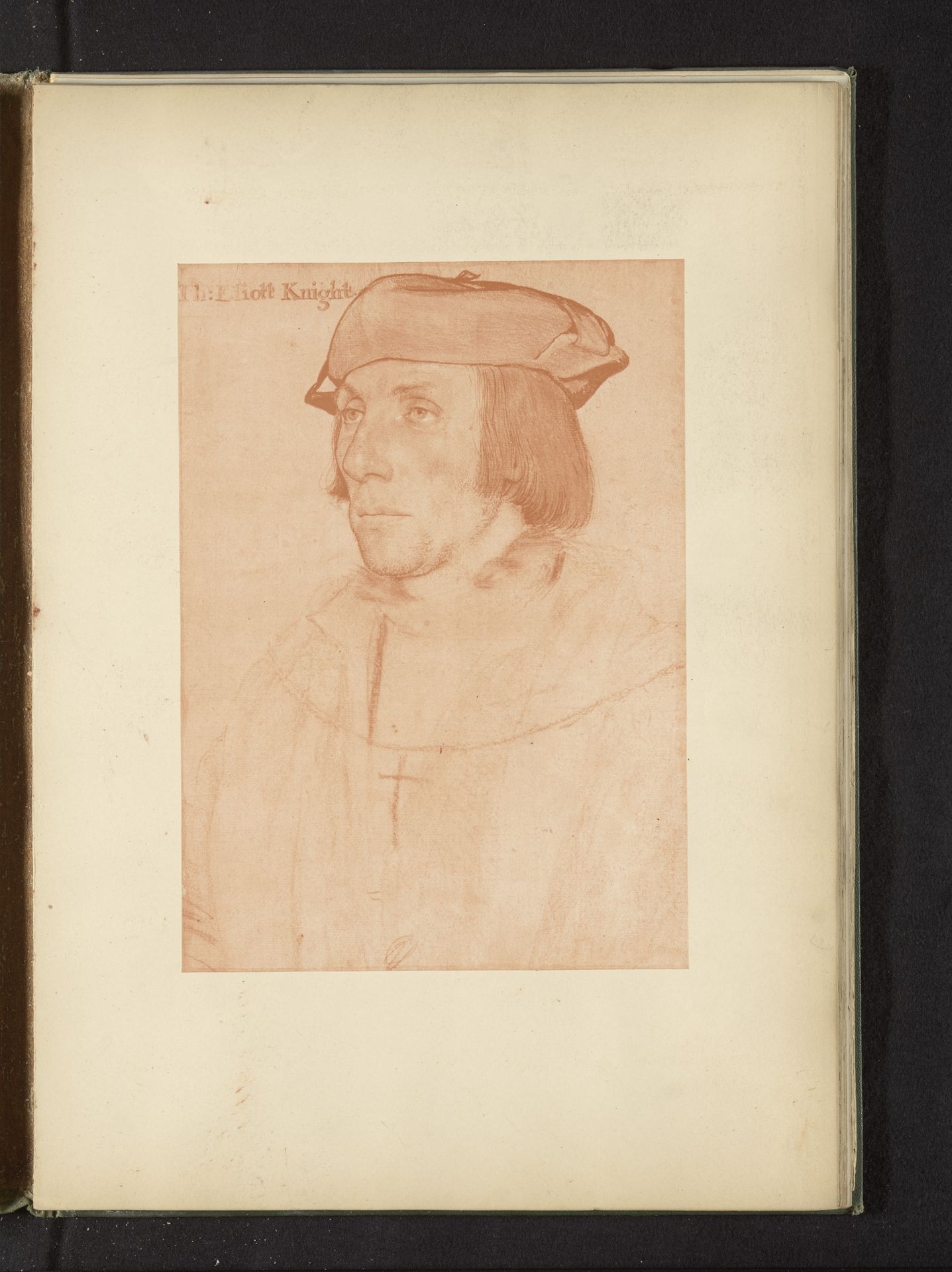 Fotoreproductie van een portret van Thomas Elyot door Hans Holbein by Anonymous