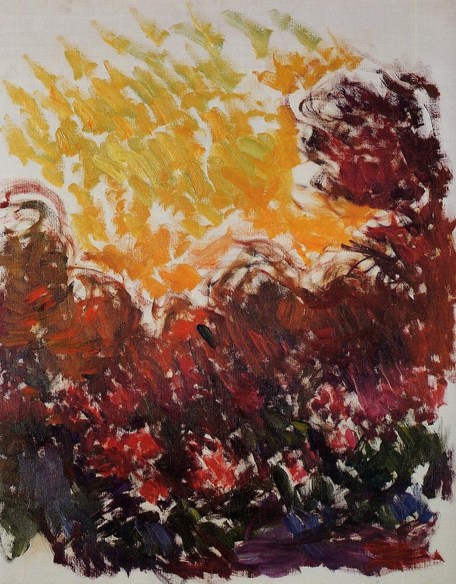 The Garden at Giverny by Claude Monet