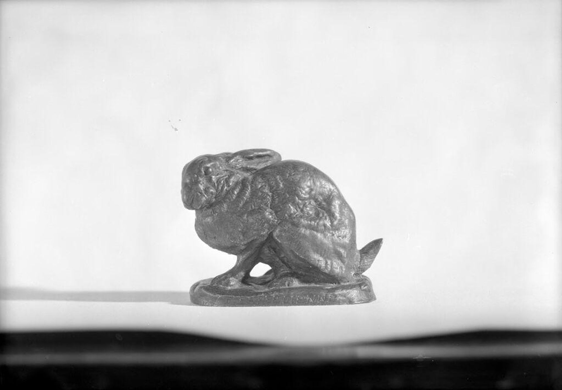 Frightened Hare by Antoine Louis Barye