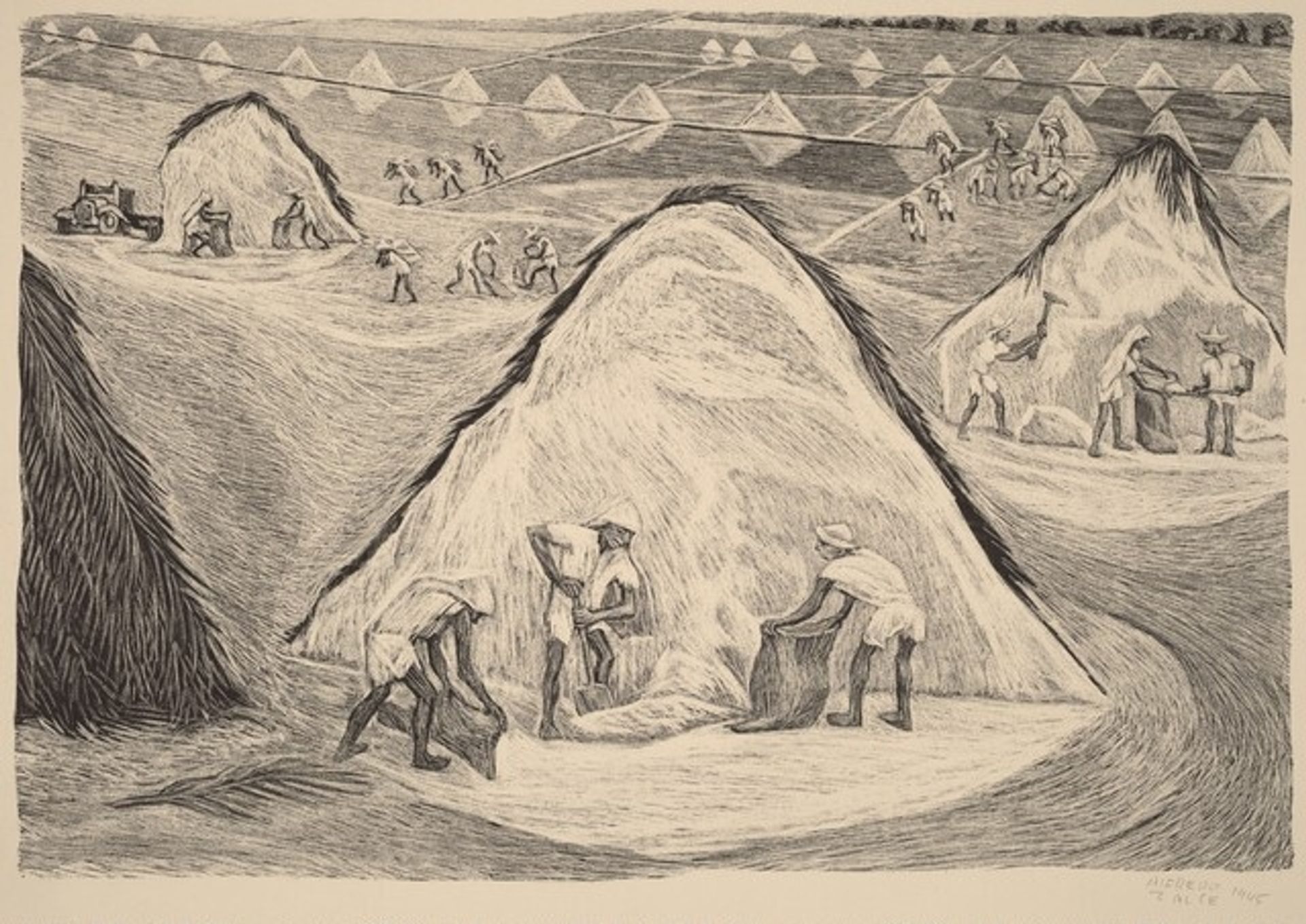 Salt Deposits of Celestién by Alfredo Zalce
