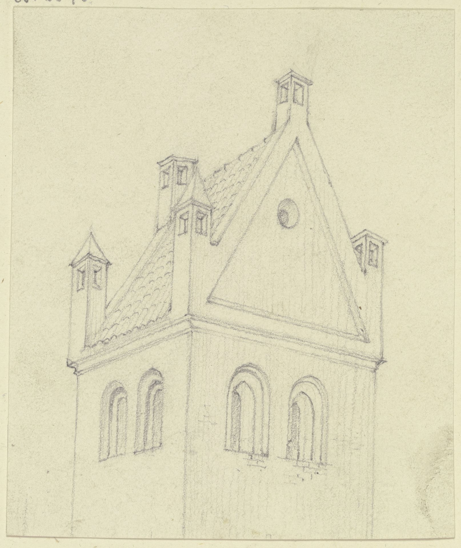 Church steeple roof by Karl Ballenberger