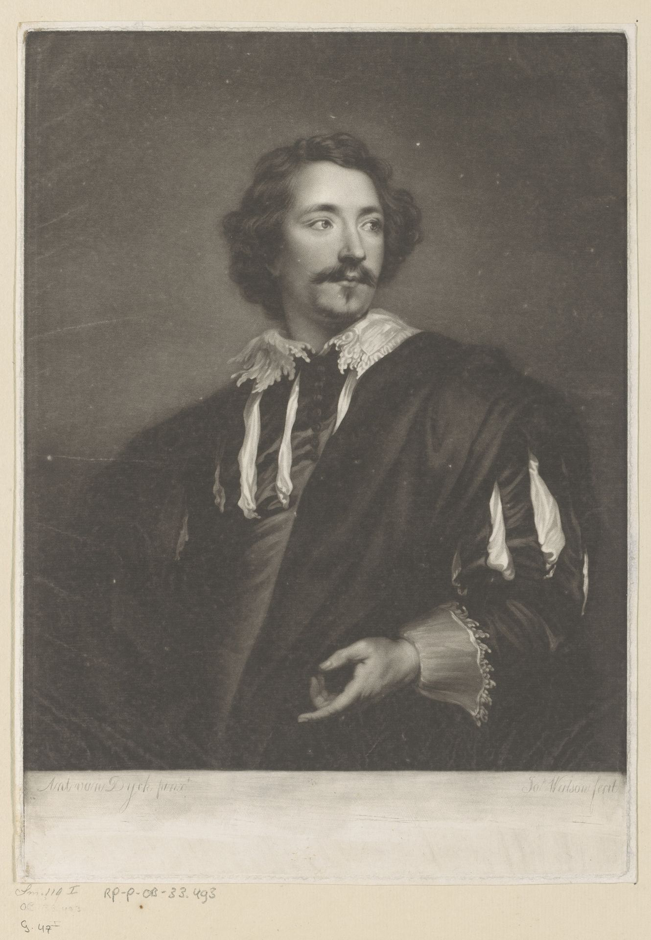 Portret van Paulus Pontius by James Watson