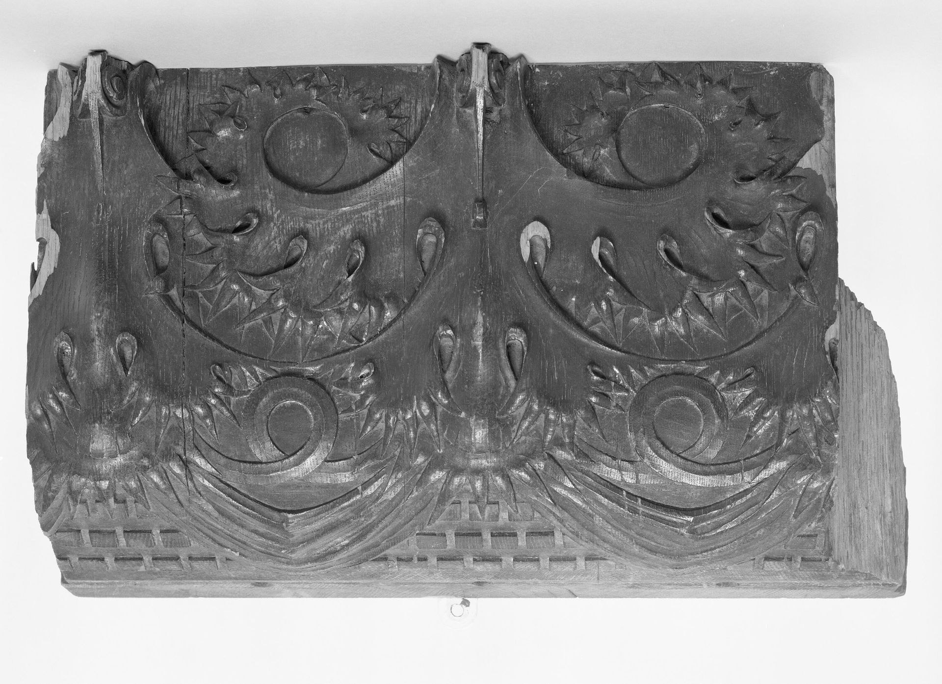 Auditorium Building: Section of the Hotel Bar by Adler & Sullivan, Architects