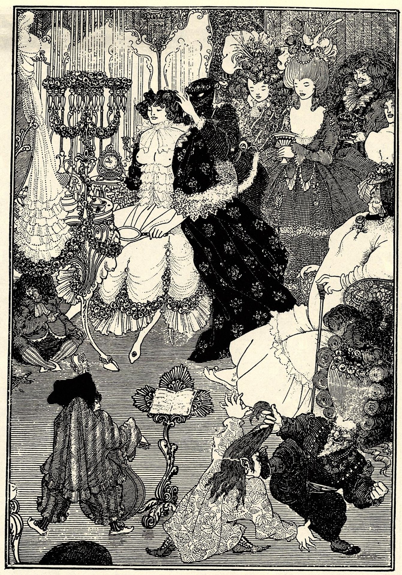 The Toilet of Helen by Aubrey Vincent Beardsley