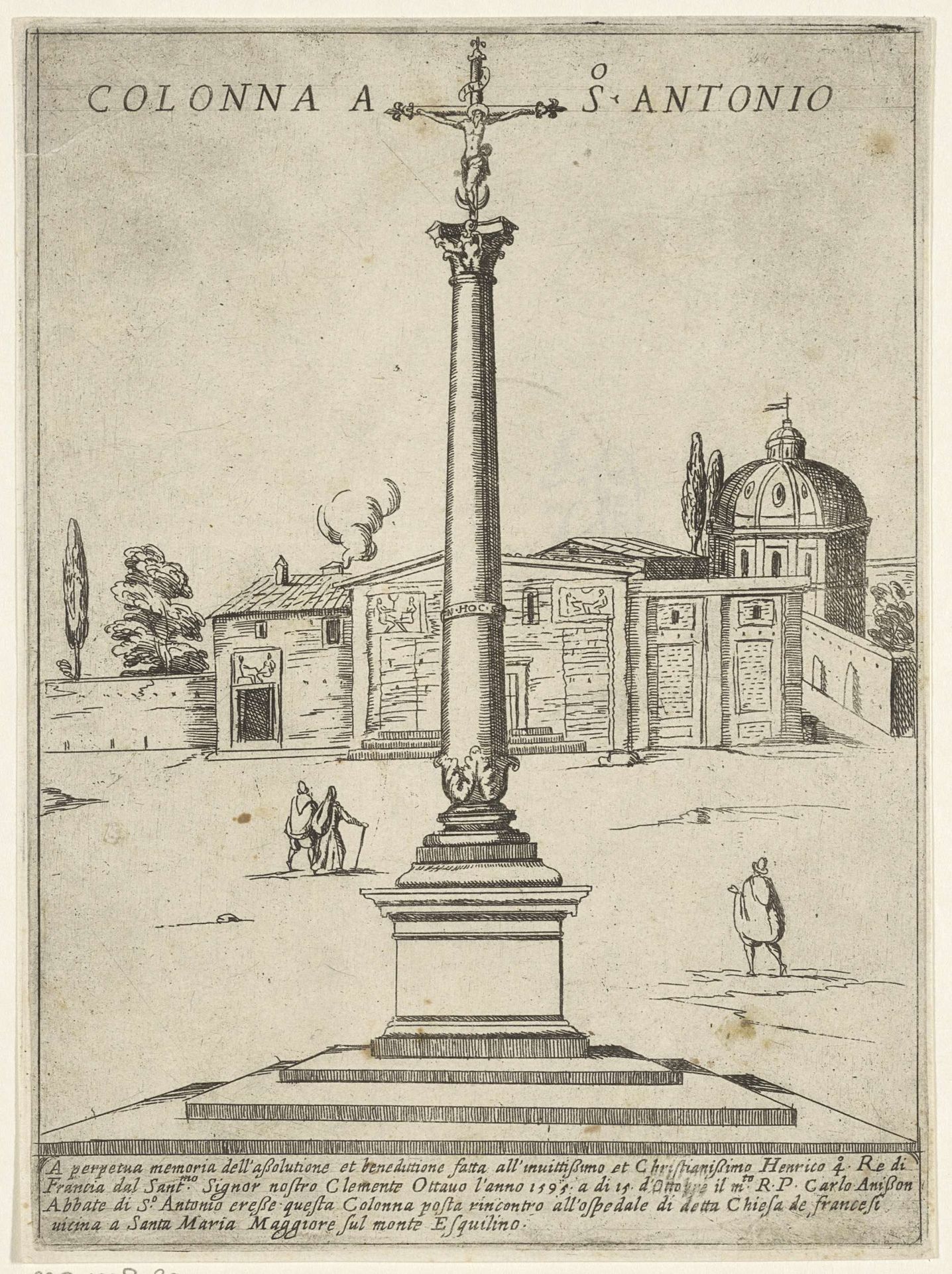 Zuil van San Antonio by Giovanni Maggi